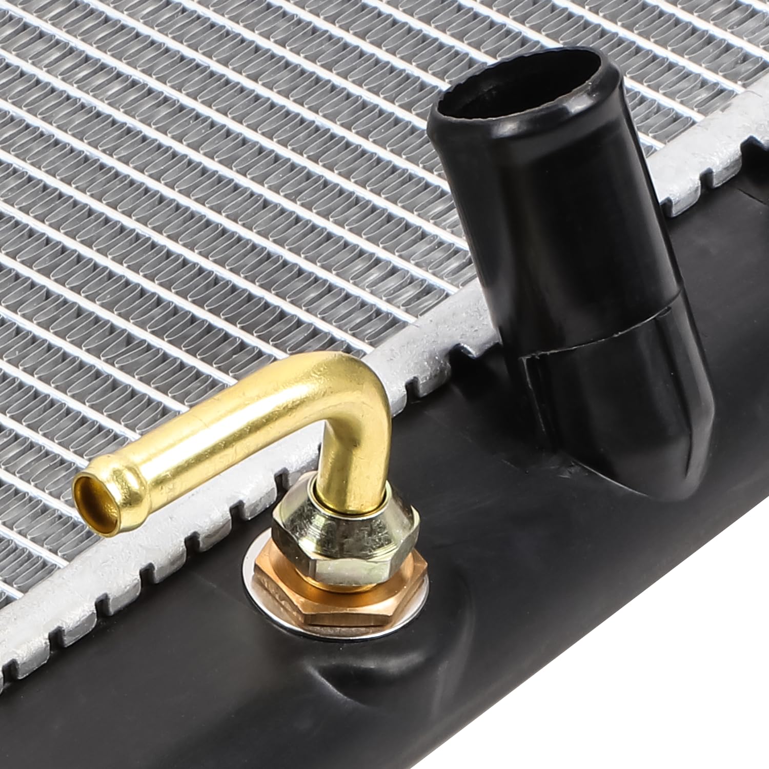 M-AUTO Aluminum Factory Style Radiator Replacement for 2007 2008 07 08 Honda Fit Automatic Transmission