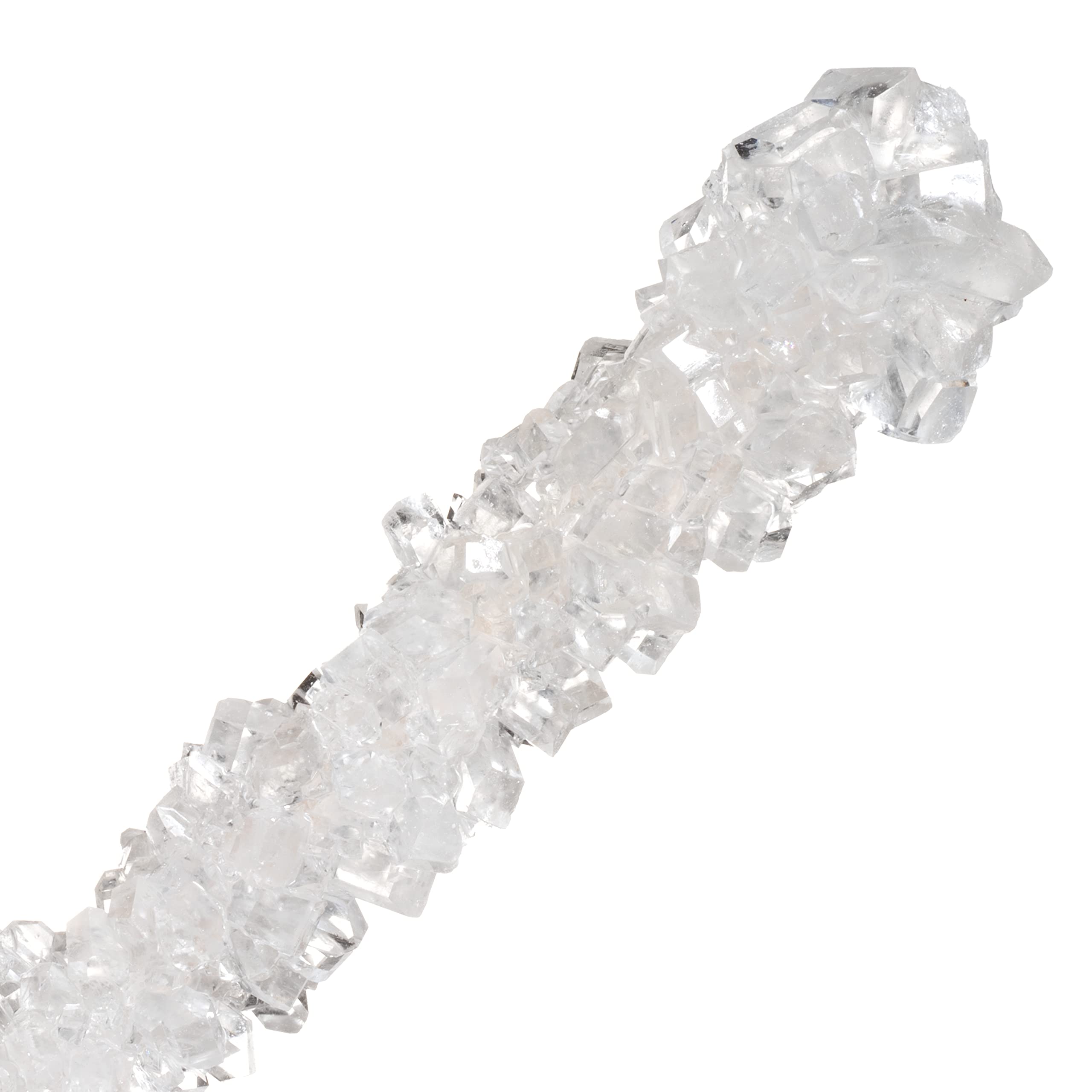 Candy Envy - Frozen Ice Rock Candy Sugar Sticks - 36 Individually Wrapped Party Treats & 4 Wands