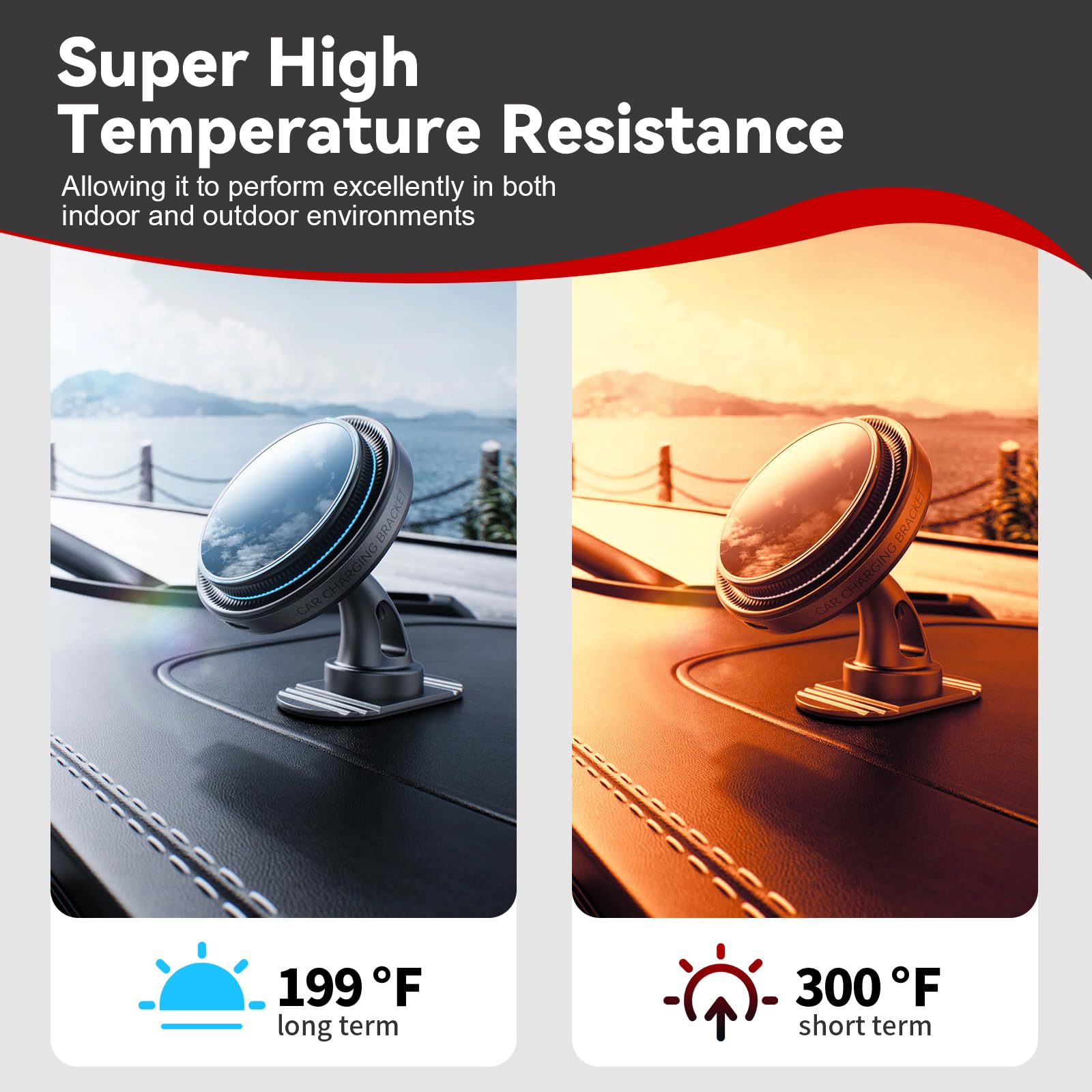 PHIXBEAR 2 Rolls Car Double Sided Tape High Temperature Resistant Heavy Duty, Made of 3M, 19.7 Ft X 0.6 ", Strong Adhesion and Multi-Purpose Automotive Parts Mounting Tape