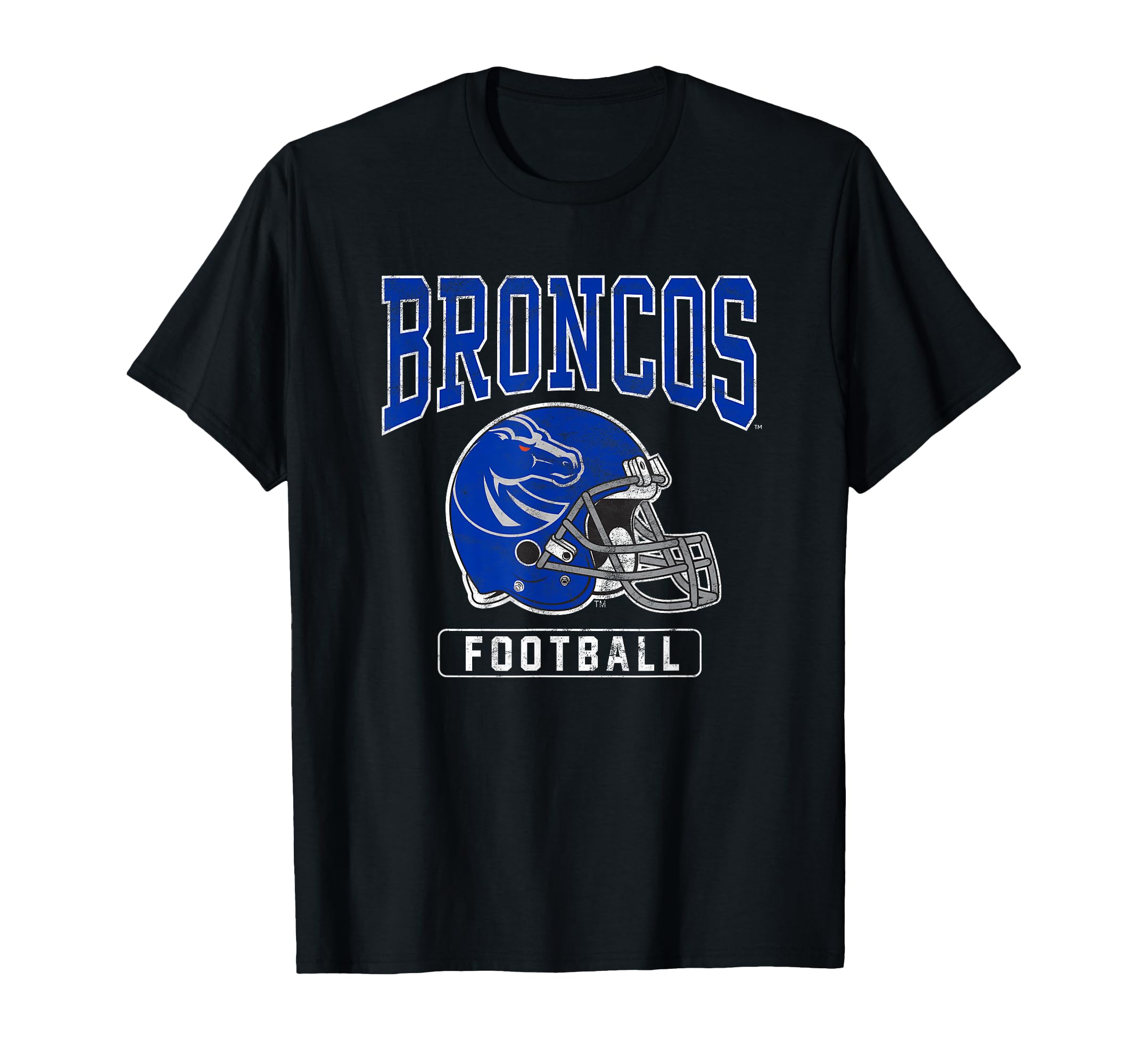 Boise State University BSU Broncos Football Helmet T-Shirt