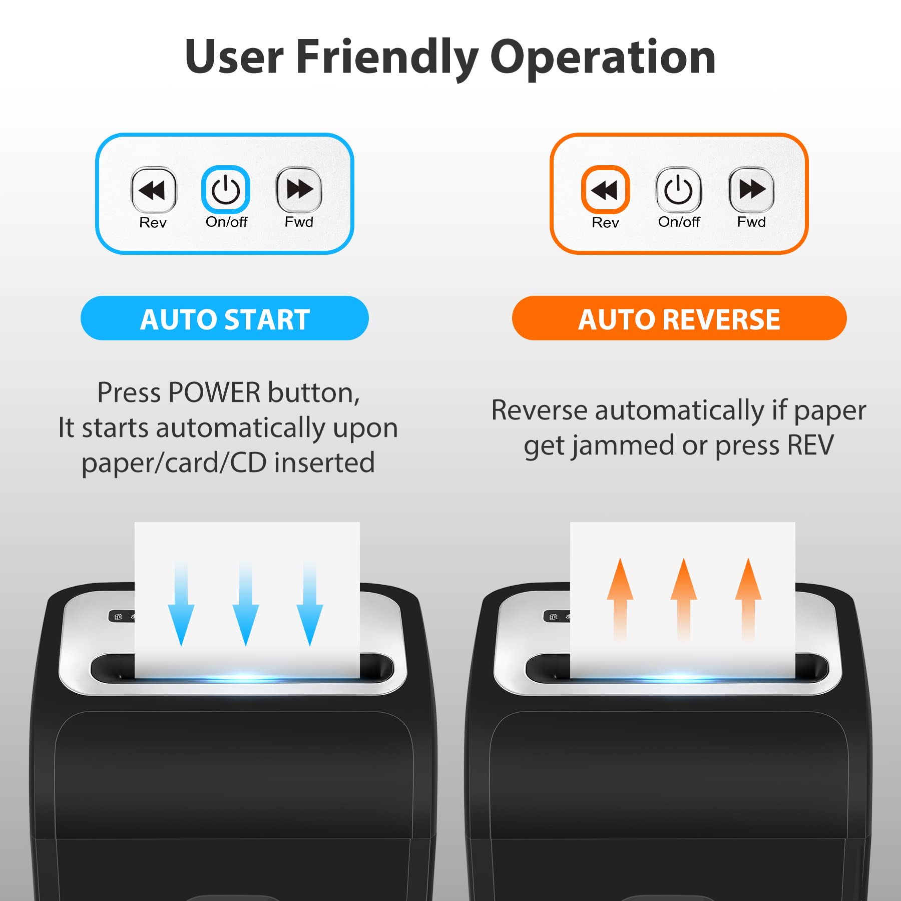 Paper Shredder for Home Office,VidaTeco 14-Sheet 60-Mins Micro Cut Shredder with US Patented Blade,Shred Card/CD/Clip/Staple,Shredder for Home Use Heavy Duty,AUTO Jam Proof,5.3-Gallon Pullout Bin(ETL)