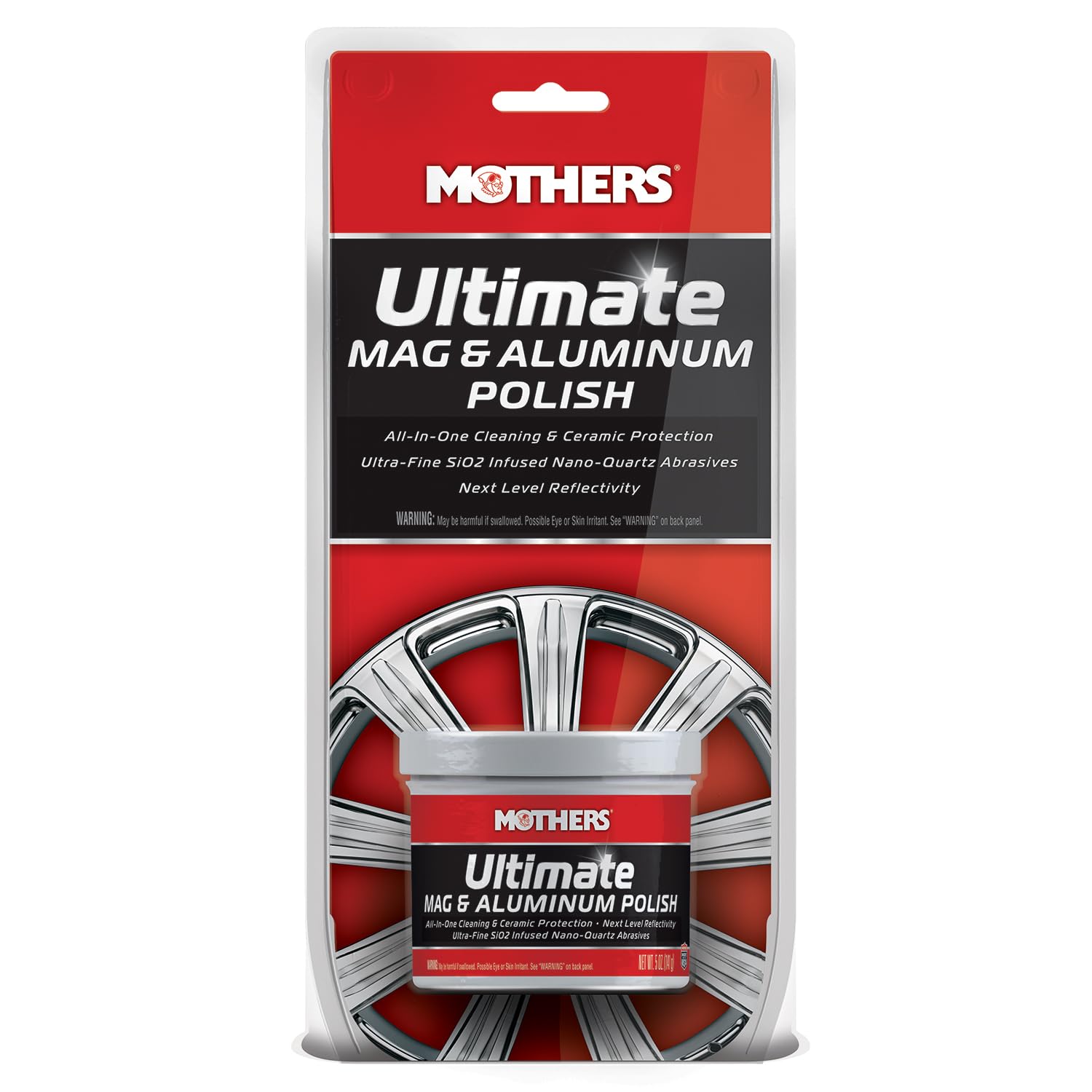 MOTHERS 05120 Ultimate Mag & Aluminum Polish, 5 oz.