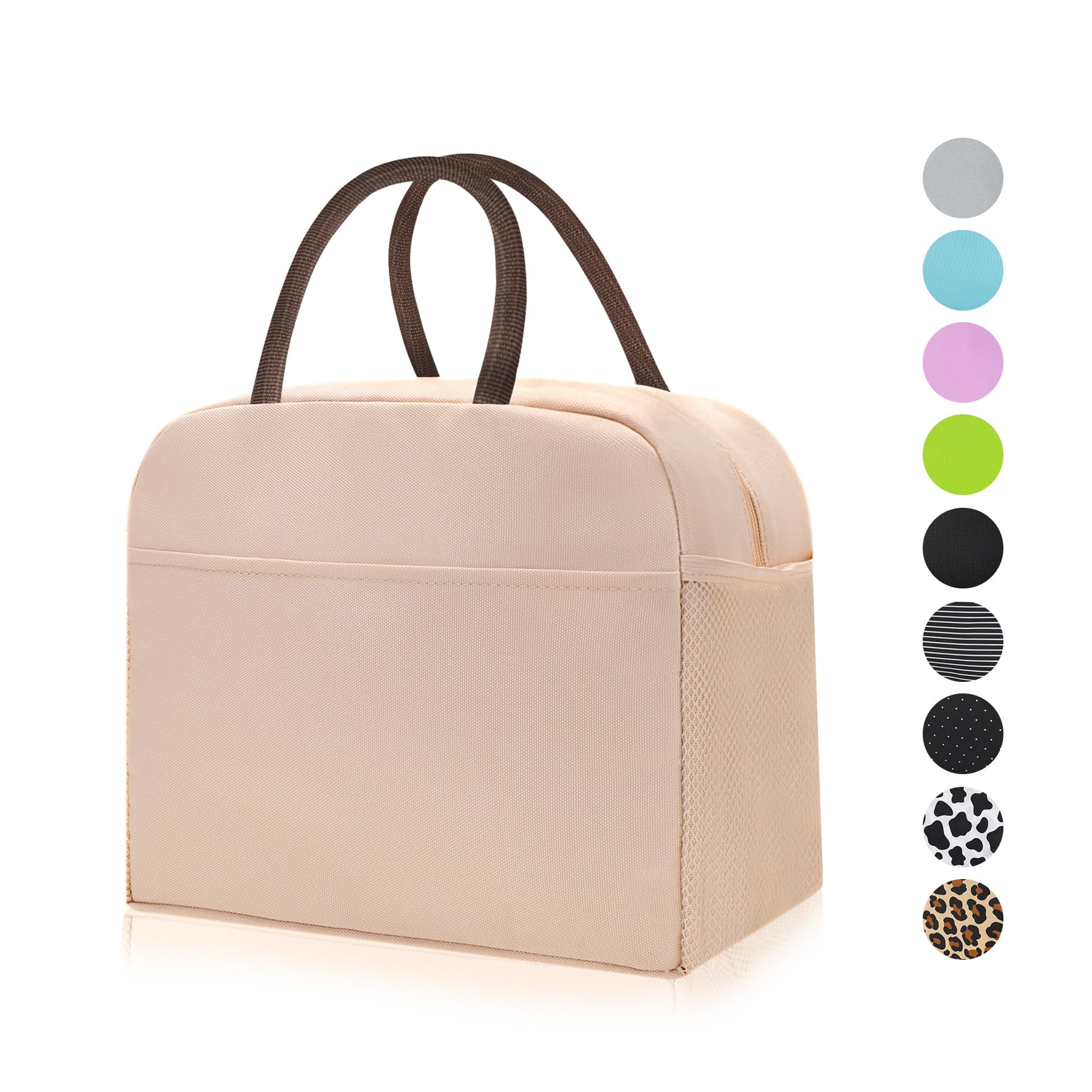 douyadady Lunch Bag Women/Men Lunch Box Women/Men (beige)