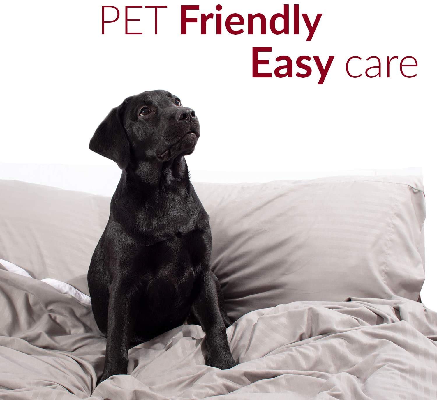 Mellanni Bedspread Coverlet Set + Pleated Bedskirt Bundle&Save - Bundle Includes: 3 Piece Quilt Set and 15-Inch Tailored Drop Pleated Dust Ruffle (King, Gray)