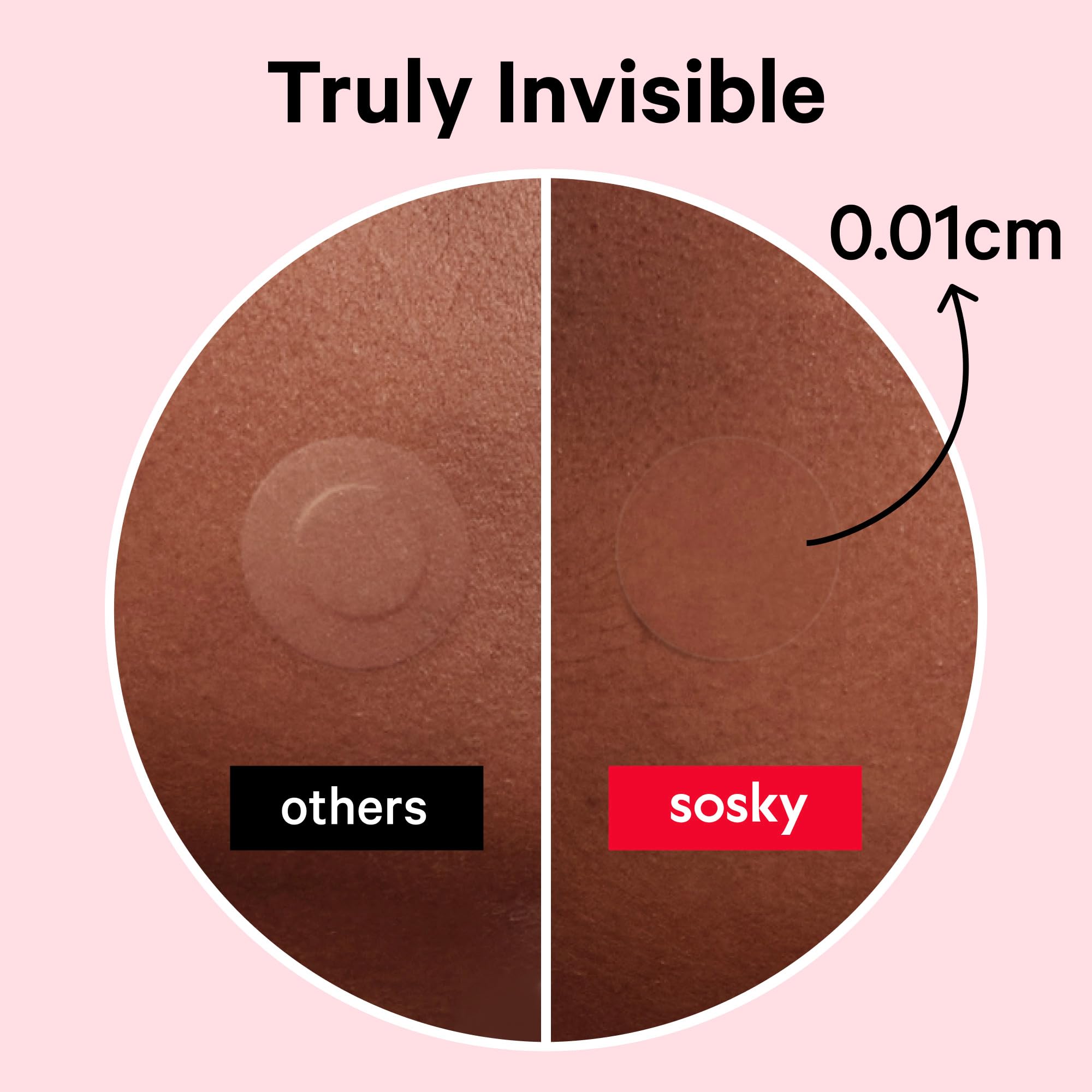 Sosky Pimple Patches for Face, FSA HSA Eligible Invisible Hydrocolloid Acne Patches, Zit Sticker for Face and Skin, Pimple Patches for Covering Zits, Blemishes with Salicylic Acid 48 Count