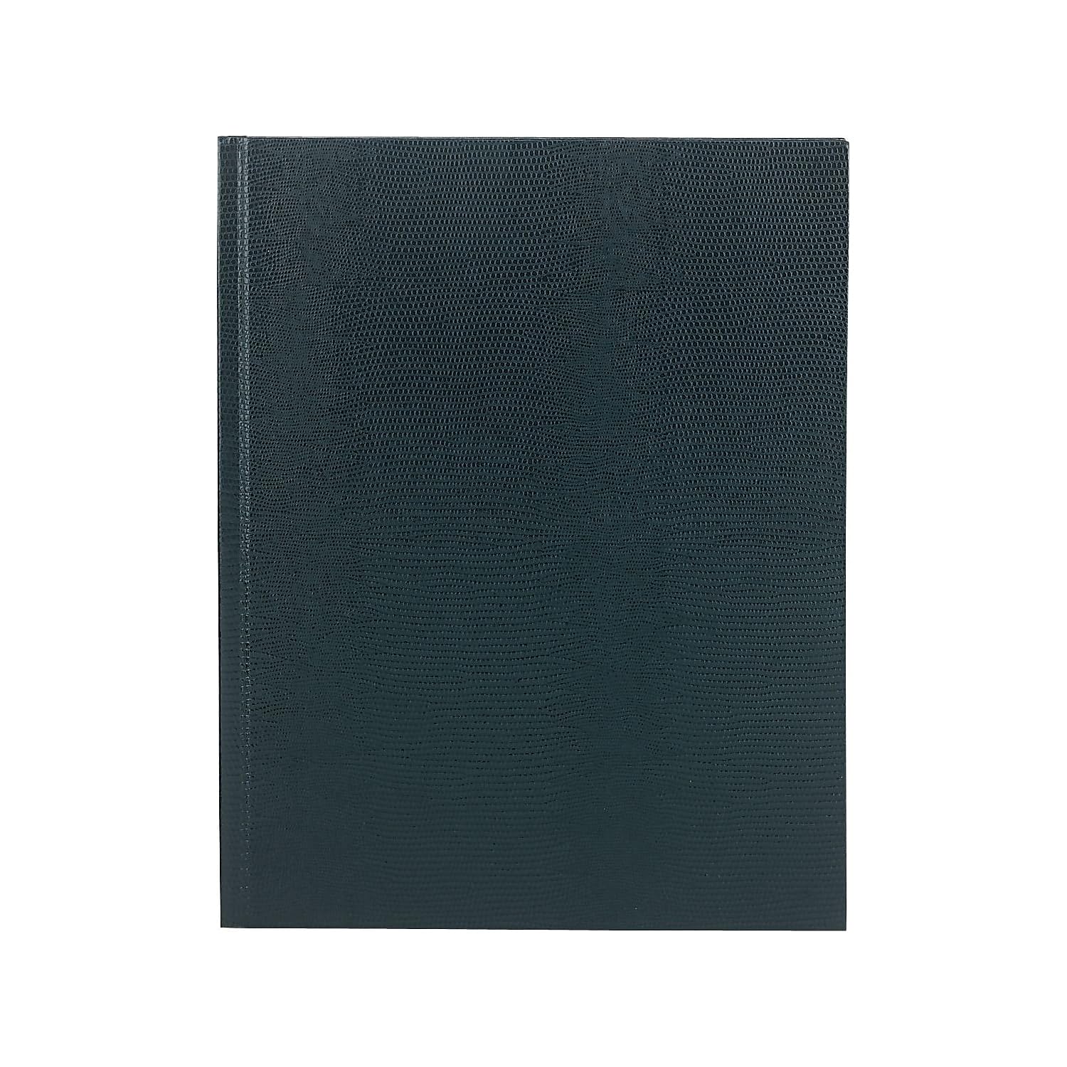 Blueline Executive Notebook with Ribbon Bookmark, 1-Subject, Medium/College Rule, Blue Cover, (75) 11 x 8.5 Sheets