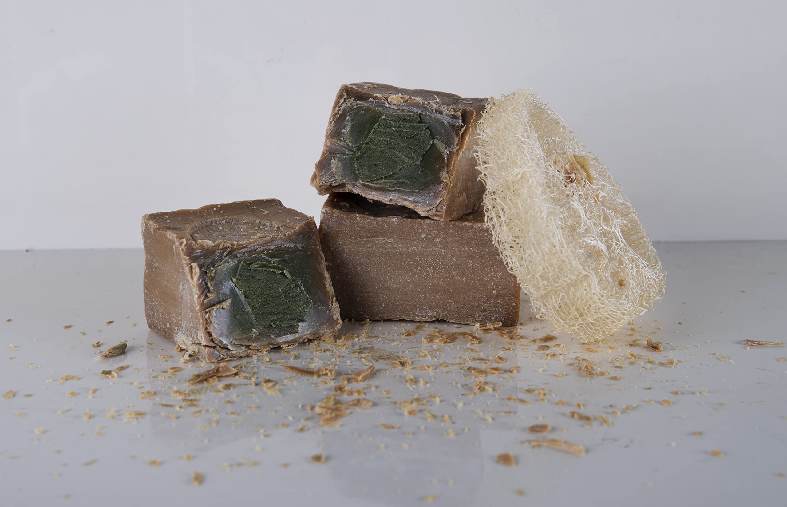 Aleppo Soap - 2 Pack - 8 oz each -%20 Laurel Oil,%80 Virgin Olive Oil, Natural & Handmade from Origin