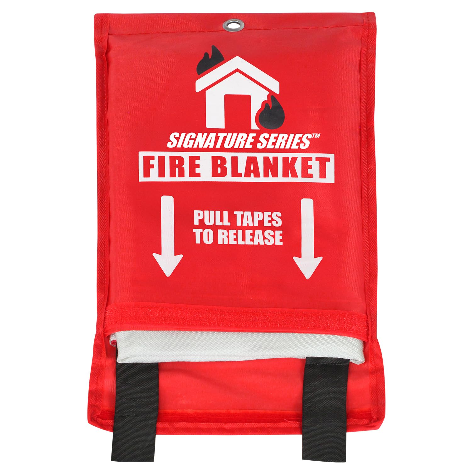 Signature Series Fire Blanket | Flame Suppression Fiberglass Blanket for Home & Kitchen Safety