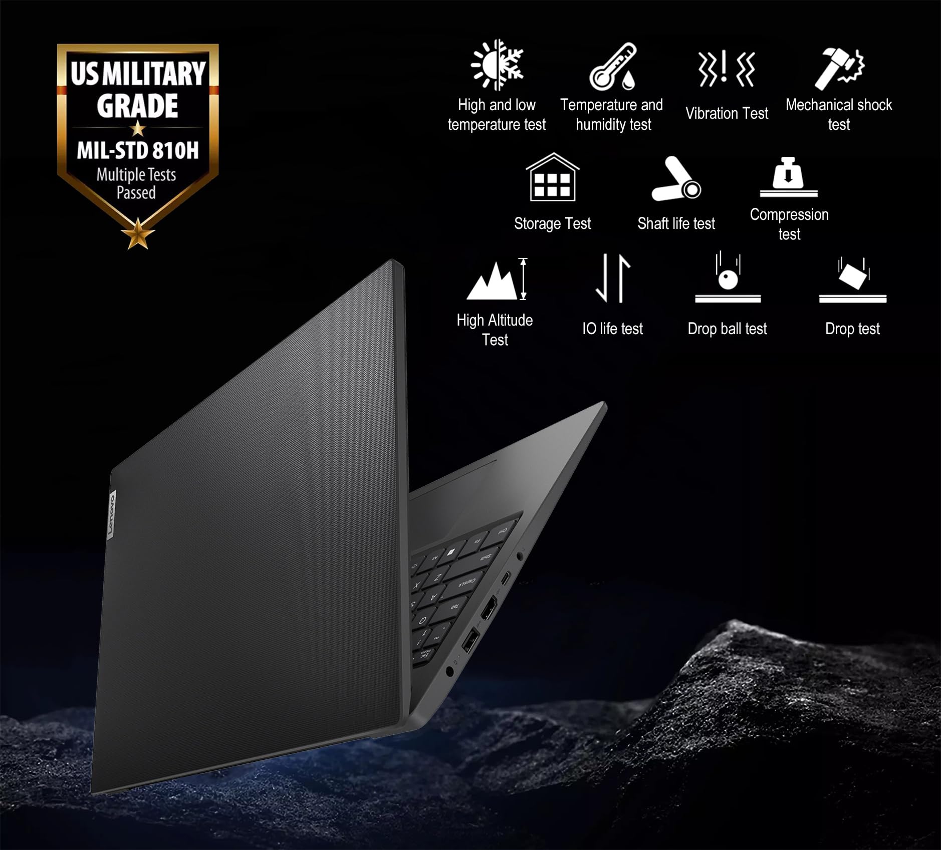 Lenovo V15 Gen 4 (15.6" FHD Anti-Glare, 13th Intel Core i5-13420H (Beat i7-1255U), 16GB RAM, 512GB SSD) for Business, Home, Military Grade, Ethernet, Webcam, IST Hub, Win 11 Pro w/AI Copilot, Black