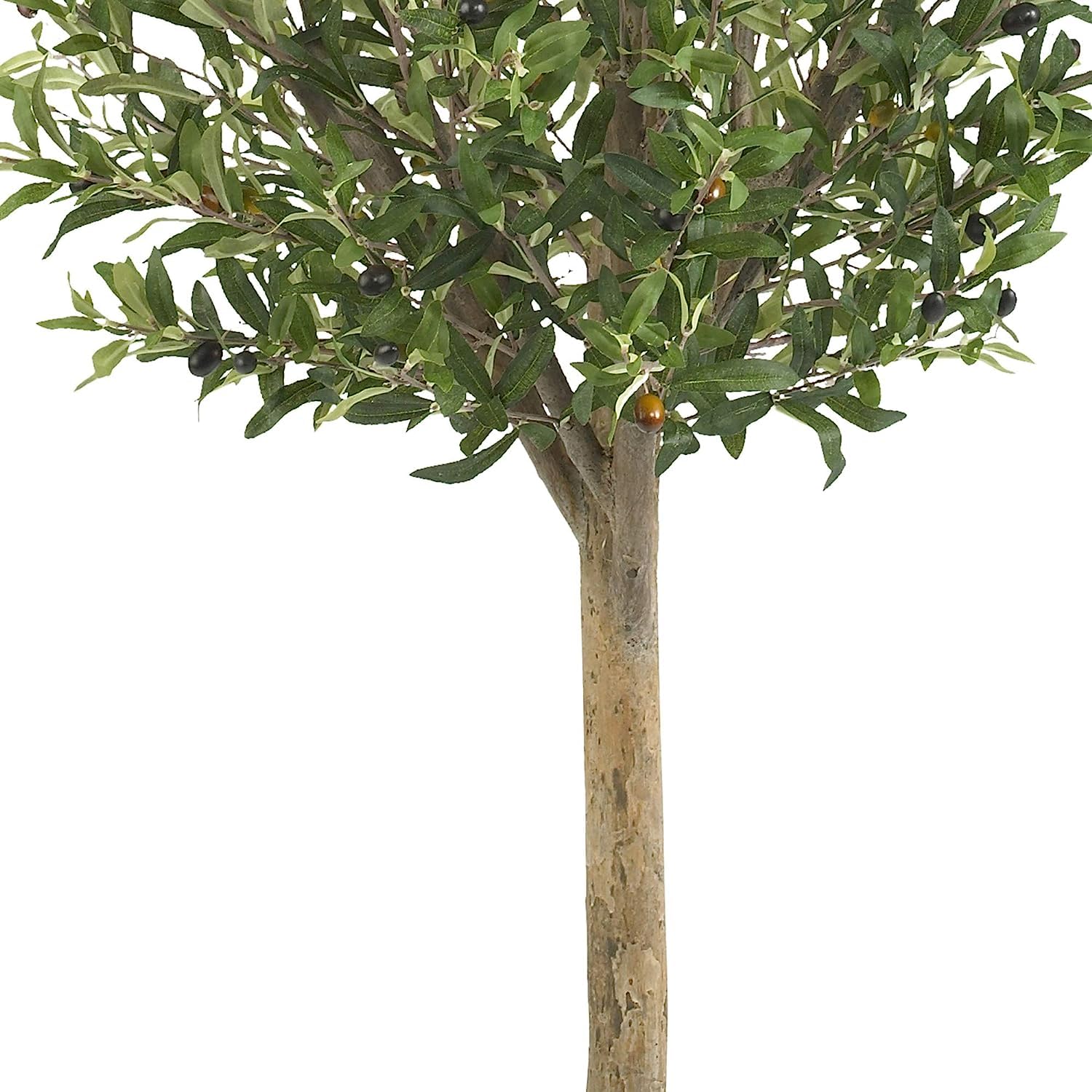 Nearly Natural 5309 Olive Double Topiary Silk Tree, 4.5-Feet, Green