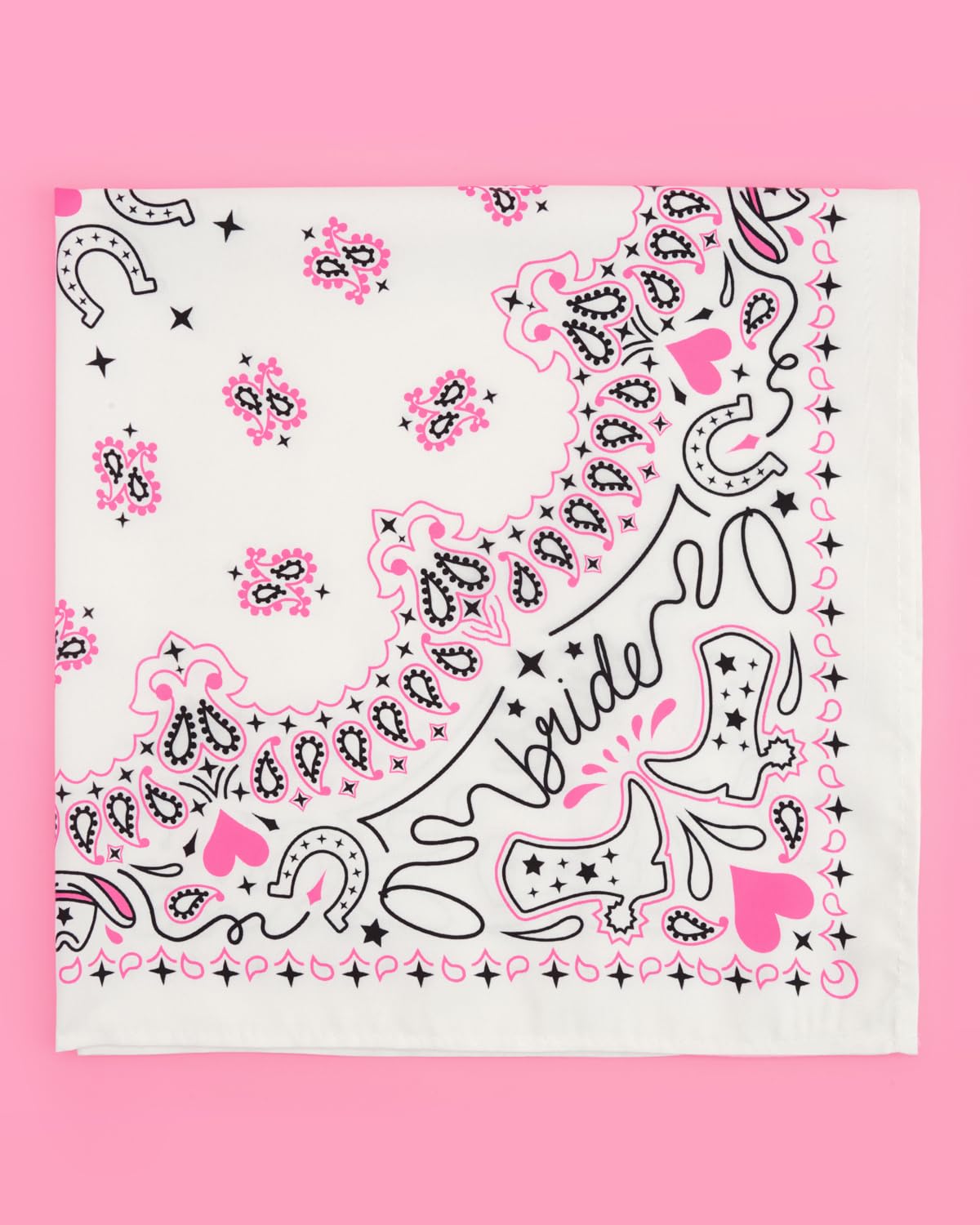 xo, Fetti Bachelorette Party Pink Rodeo Bride Bandana | Last Rodeo Bachelorette Party Decorations, Bridesmaid Gift, Bridal Shower Party Favor, Nashville Bride, Wedding Party Favor