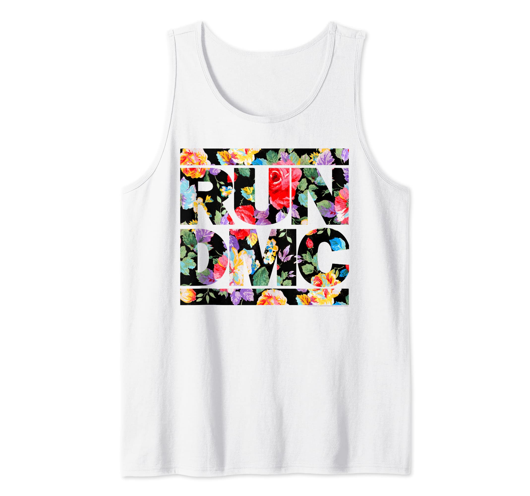 Run DMC Official Floral Logo Tank Top