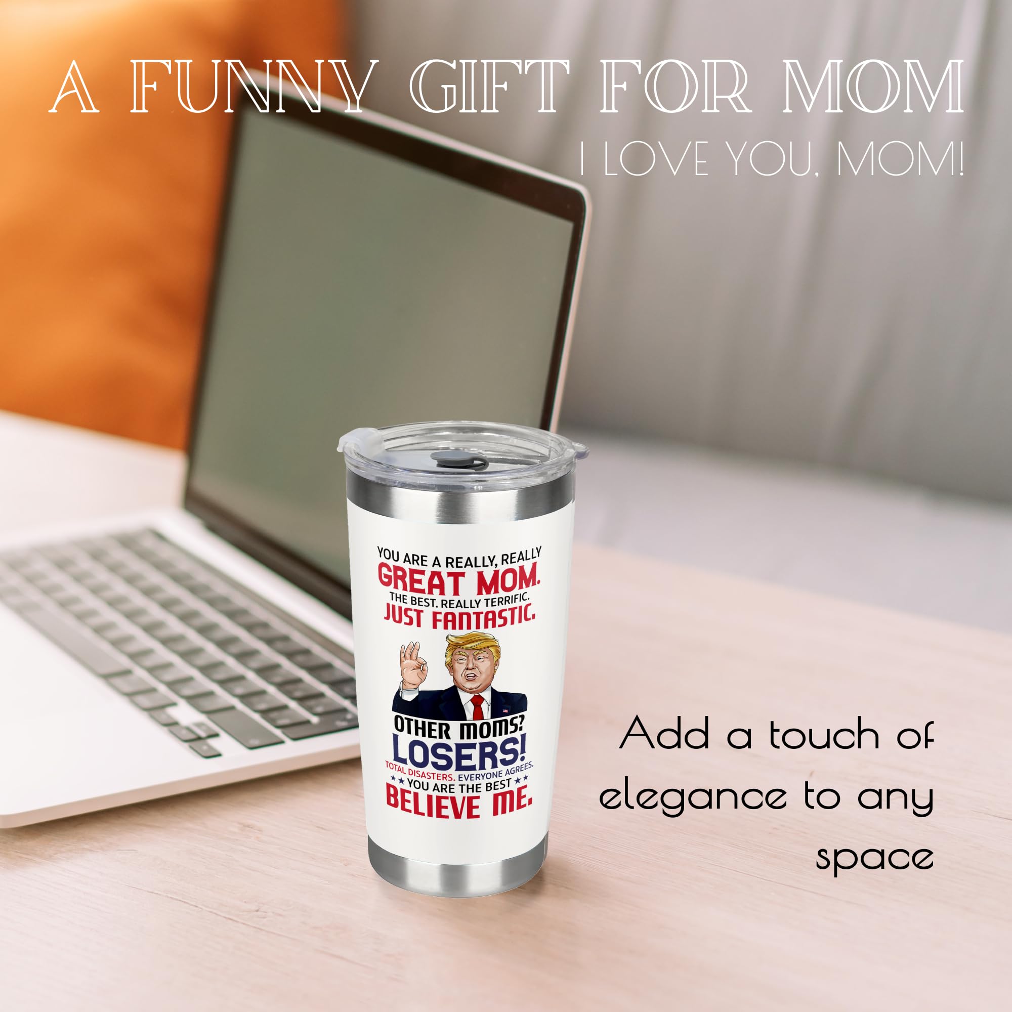 Gifts for Mom from Daughter Son - Mom Birthday Gifts, Birthday Gifts for Mom, Mother Birthday Gifts - Mom Gifts for Christmas, Christmas Gifts for Mom - New Mom Gifts for Women - 20 Oz Mom Tumbler