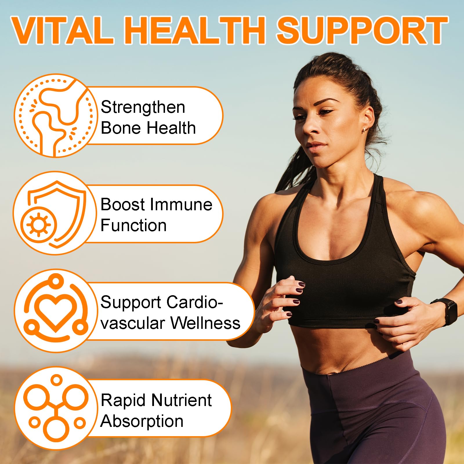Vitamin D3 5000 IU & K2 (MK-7) 120 mcg 60ml Drops with MCT Oil Omega 3, Liquid Vitamin D3 & K2 Supplements - 2 Months Supply -Supports Bones, Teeth, Mood & Immune System, Calcium Absorption