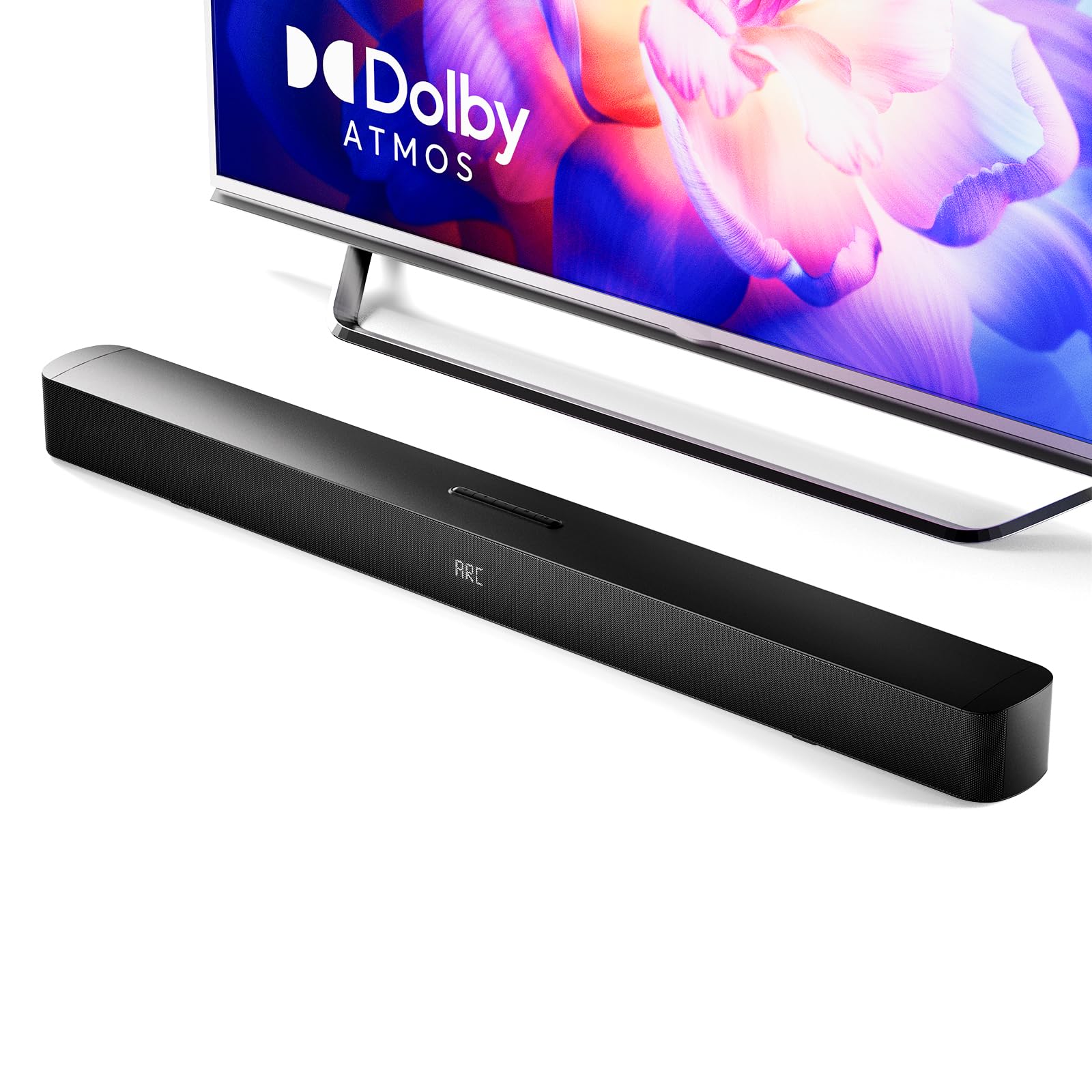 GEOYEAO Soundbar, 2.1 ch Sound Bars for Smart TV with Dolby Atmos, Bluetooth & HDMI-ARC TV Speaker, 190W 3D Home Theater Surround Sound System, Quad Bass & Dual Full-Range Speakers, 2024 Model