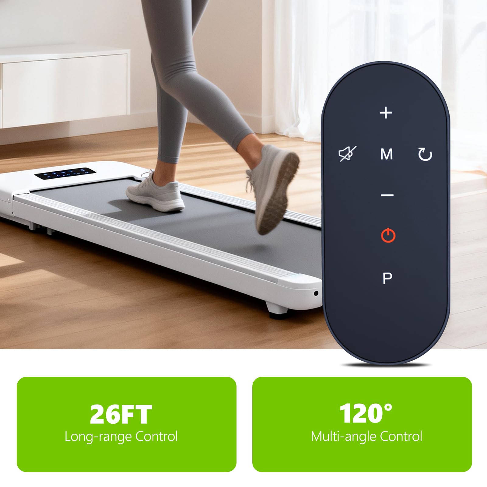 PZL Replacement Remote Control fit for REDLIRO Treadmill Y-08 JK03F KBR-JK20, for LIVIVOX Walking Pad 22-2 Q20-4, for EGORUN Under Desk Treadmill Q22-3, for ActiveLife Q22