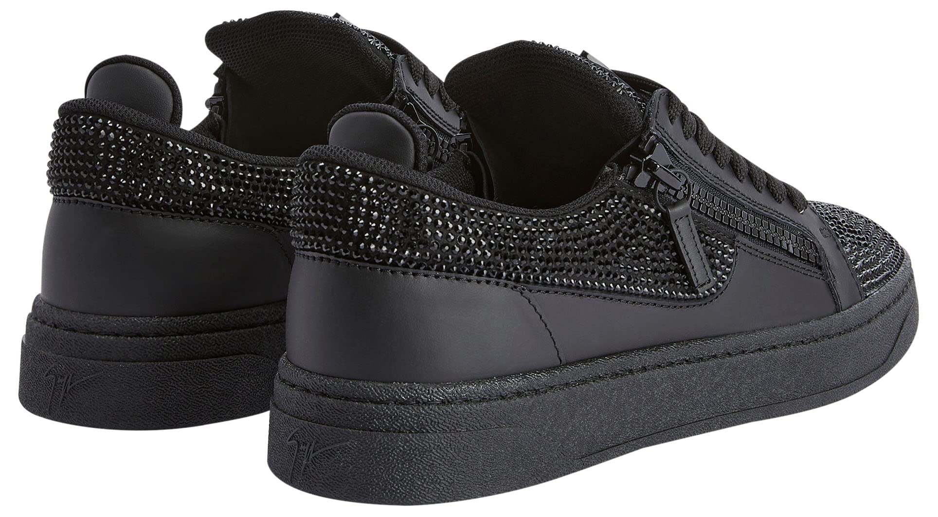 Giuseppe Zanotti, Gz94 Low-Top Sneakers Leather, 8, Black