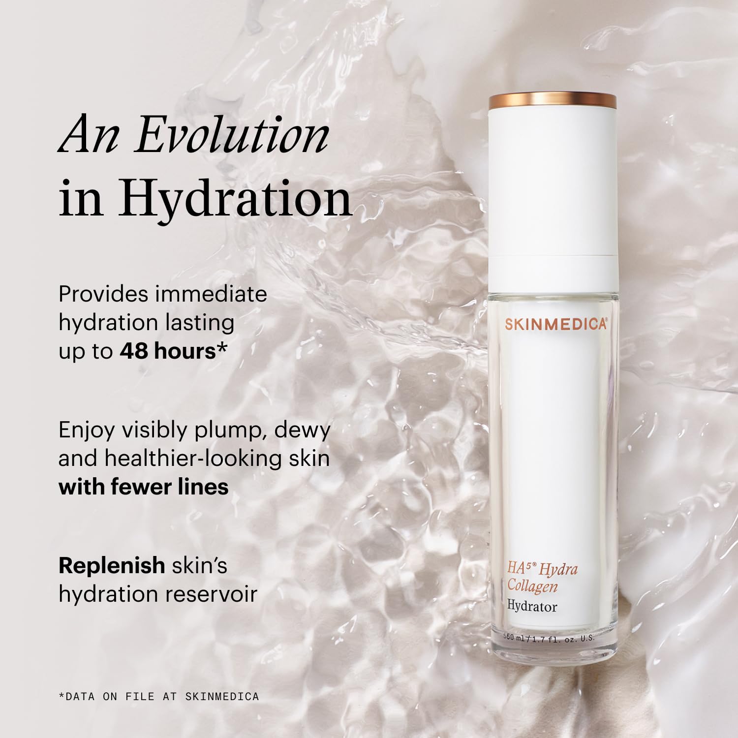 SkinMedica HA5 Hydra Collagen Hydrator with Vegan Collagen (NEW PACKAGING), Age-Defying Skincare for Women with Hyaluronic Acid for Visibly Plump Skin (1.7 Fl Oz)