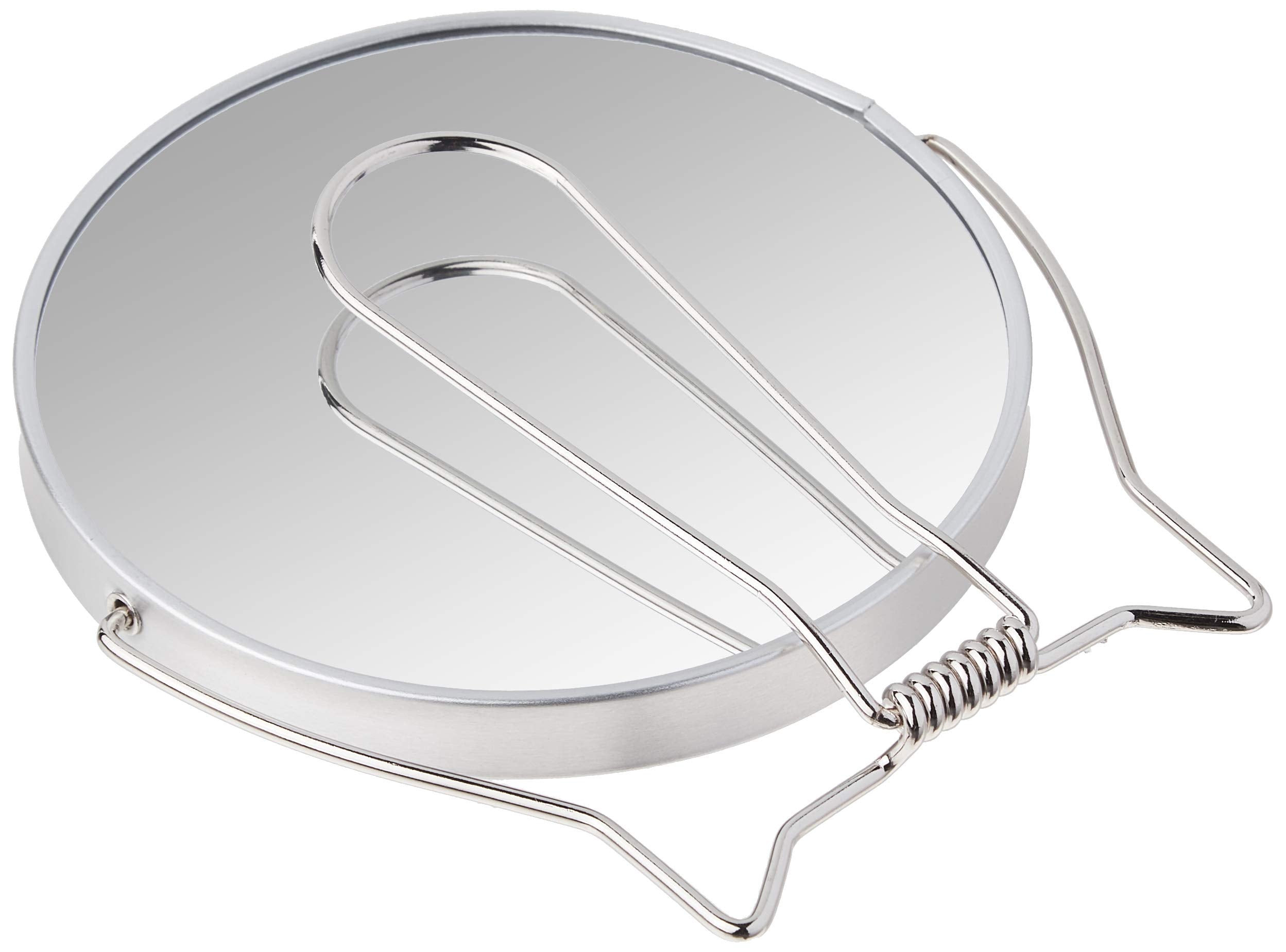 Goody Two-Sided Makeup Mirror with Stand - 1X and 3X Dual Sided Magnification - Lightweight & Portable Table Top Magnifying Vanity Mirror