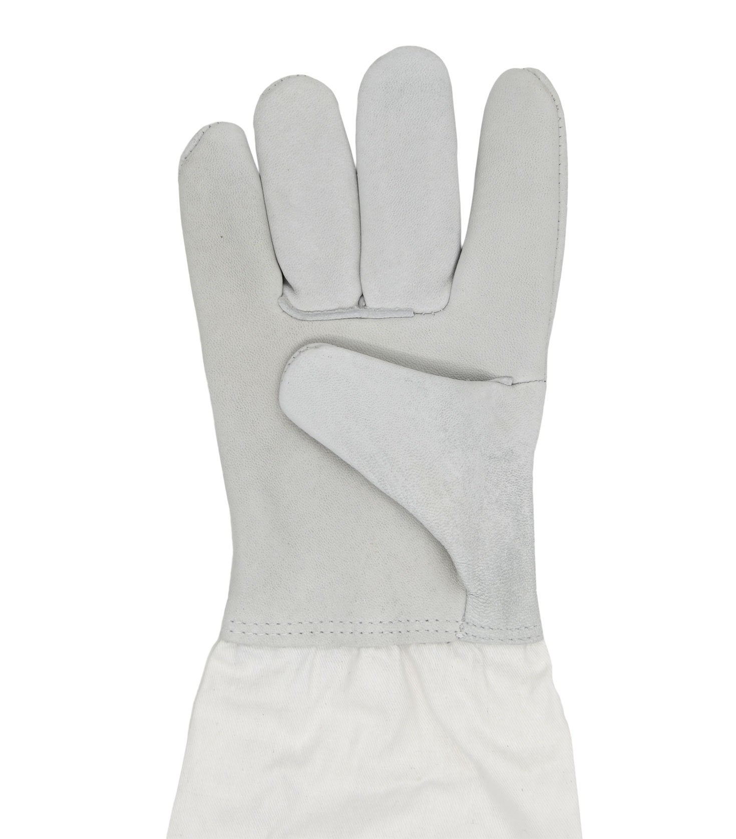 Thaoya Bee Beekeeping Gloves Premium Goatskin Leather Beekeer Gloves with Long Canvas Sleeve & Elastic Cuff for Men & Women