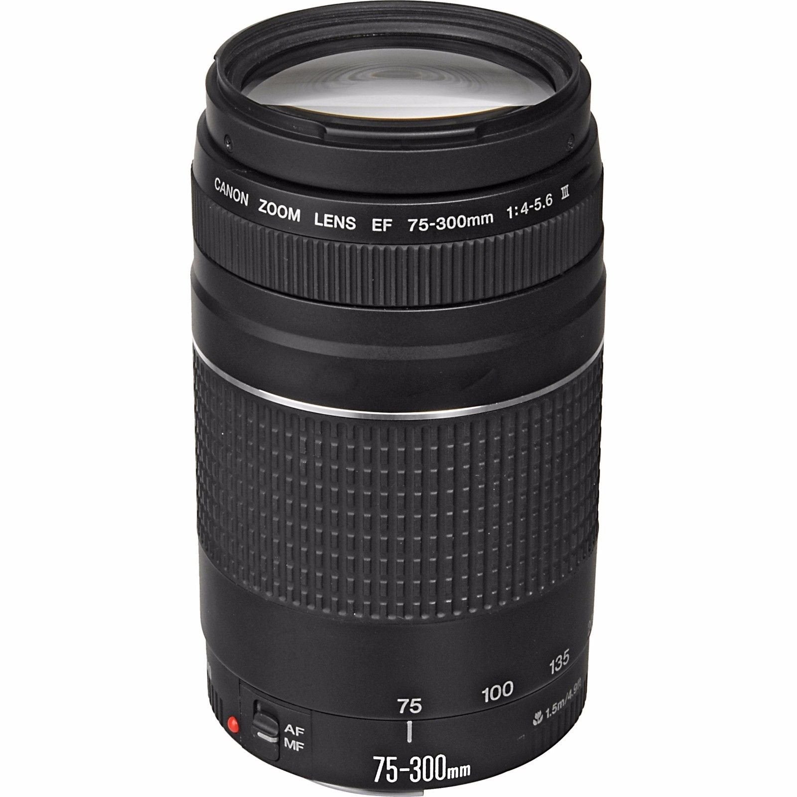 Canon EF 75-300mm f/4-5.6 III Telephoto Zoom Lens Black