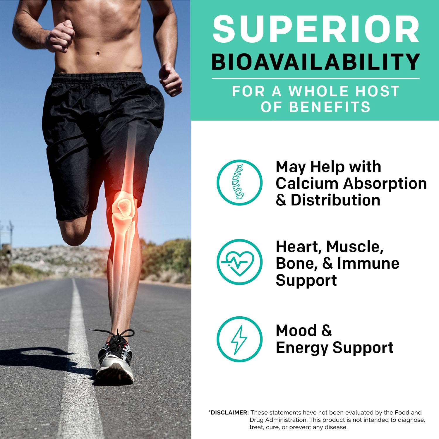 4-in-1 Calcium 1200 mg With Vitamin D3 Supplements for Women and Men - Calcium Extra Strength with Vitamin D3 K2 5000 IU Supplement,1200 mg per serving -Free - Vegan-Friendly (120 count) (Pack of 1)