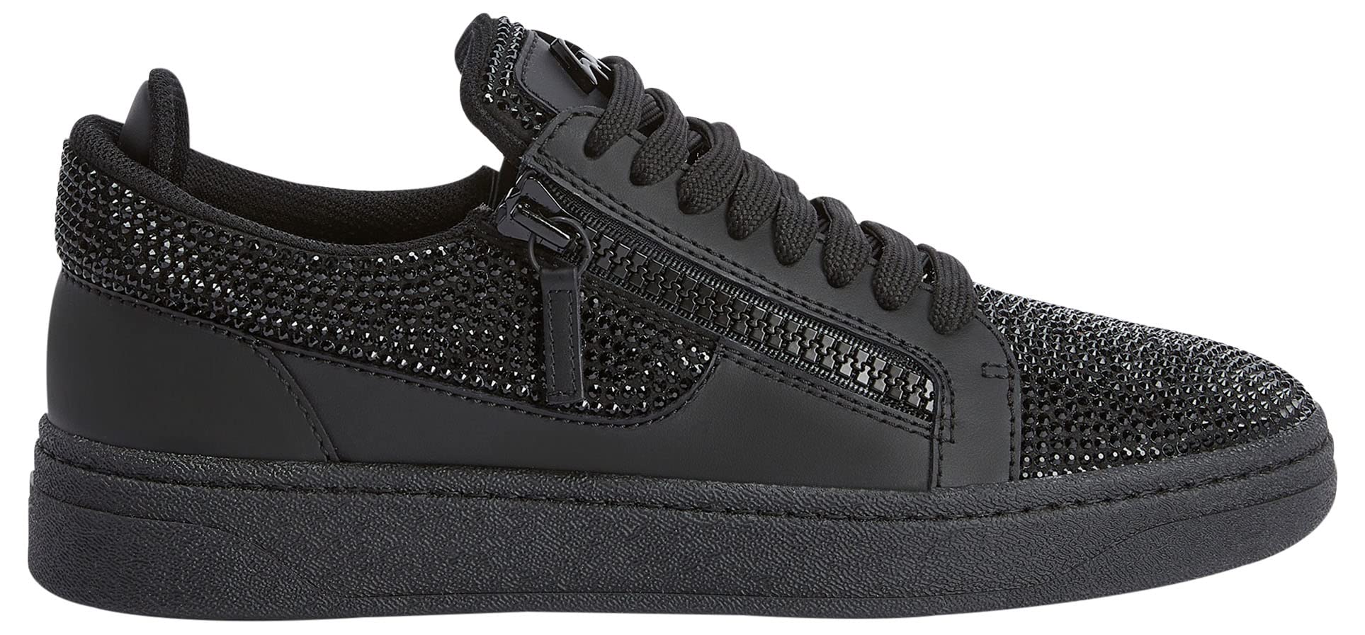 Giuseppe Zanotti, Gz94 Low-Top Sneakers Leather, 8, Black