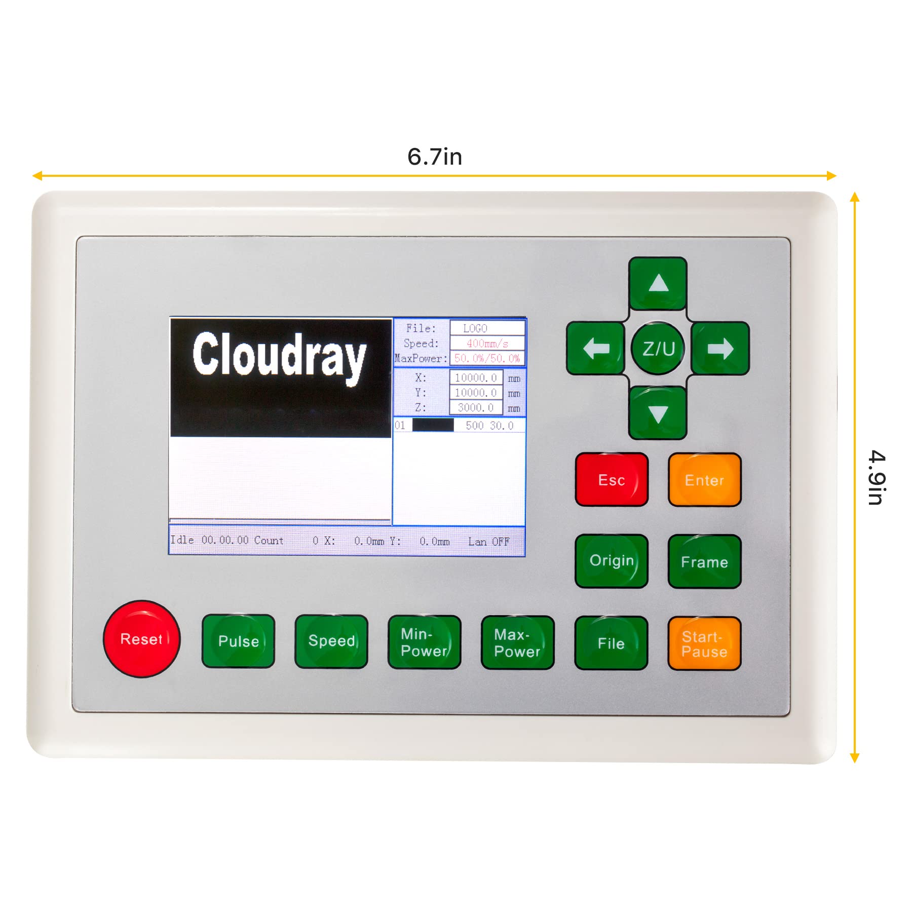 Cloudray Ruida 6442S Panel for 6442S 6442G Controller CO2 Laser Engraver and Cutting Machine