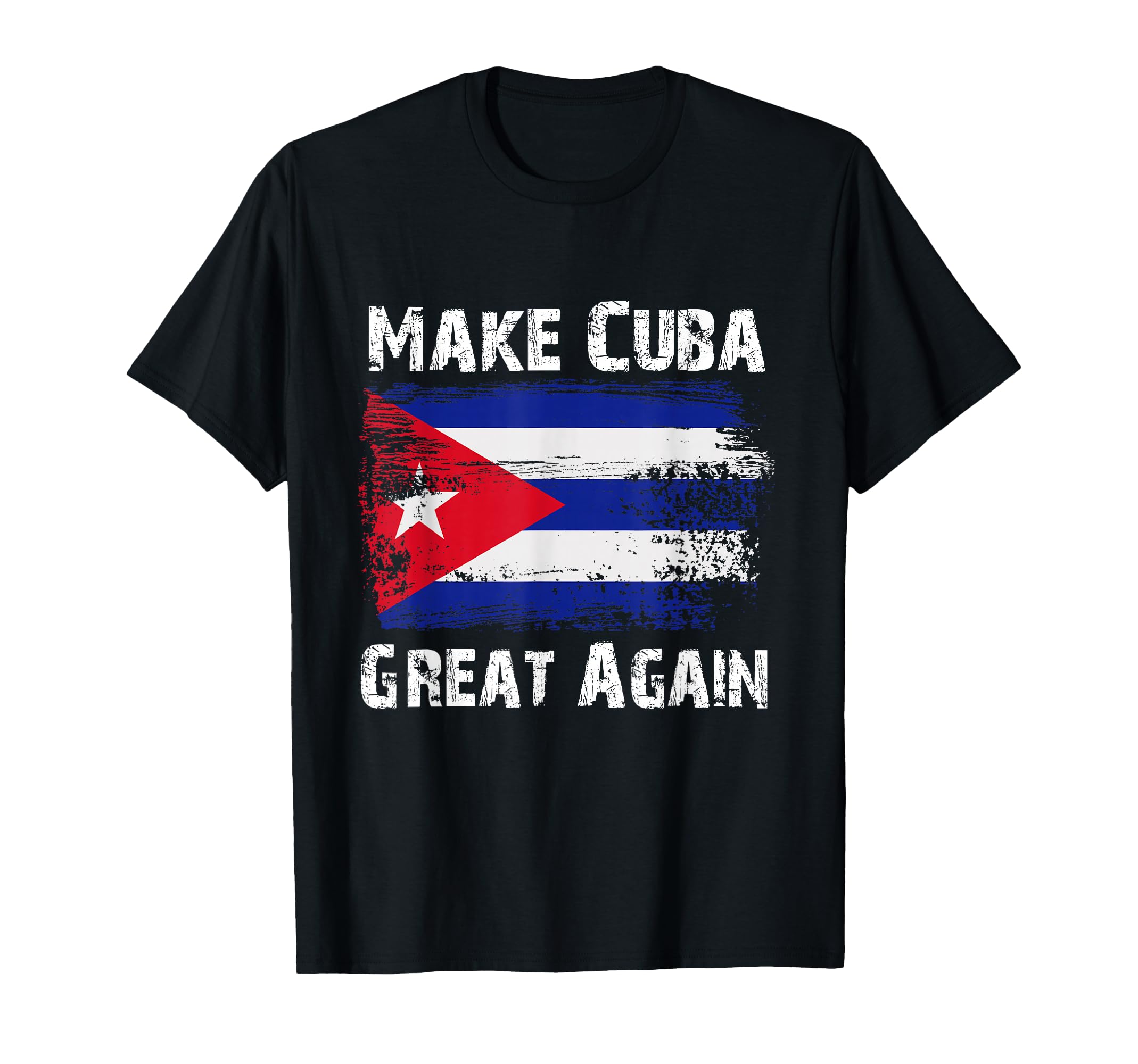 Make Cuba Great Again With Vintage Cuban Map Flag T-Shirt