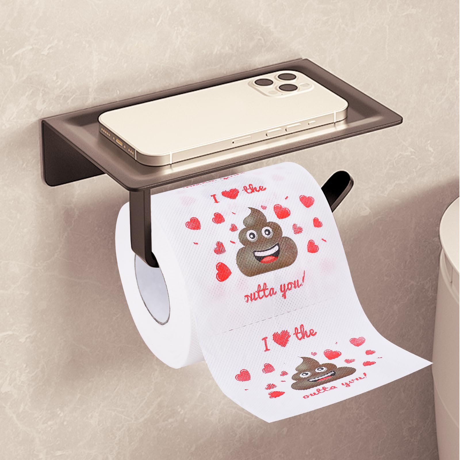 Valentines Day Gifts for Him Her, Romantic Novelty Gifts Toilet Paper, Funny Gag Gifts for Adults Men Women Boyfriend Girlfriend, Valentines Day Decor/Decorationsfor Party Supplies Valentine's Day