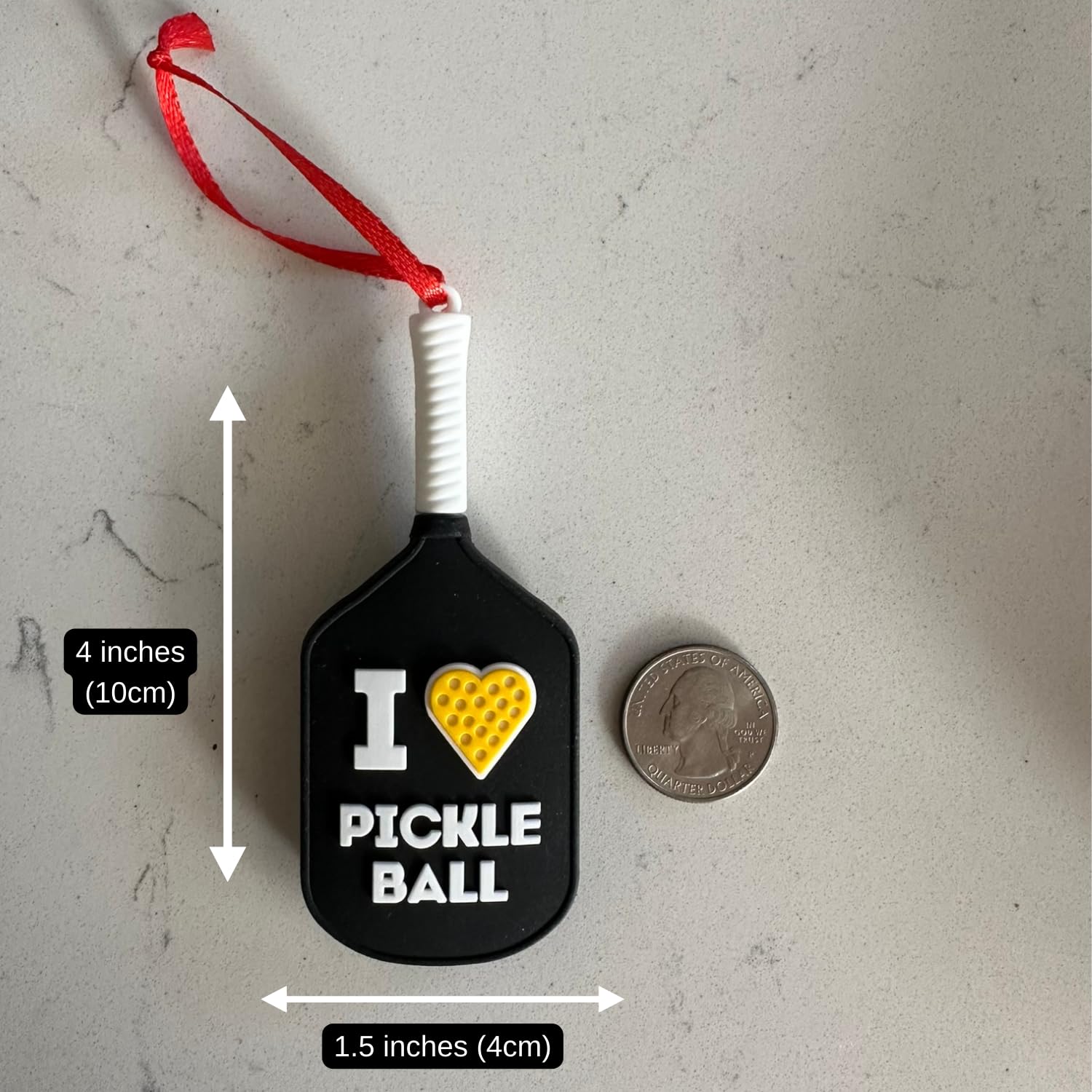 Pickleball Ornament Pickleball Gifts - Miniature Pickleball Paddle, 2024 Pickleball Ornament for Christmas Tree, Gifts for Pickleball Lovers, White Elephant Gifts, Stocking Stuffers for Men & Women