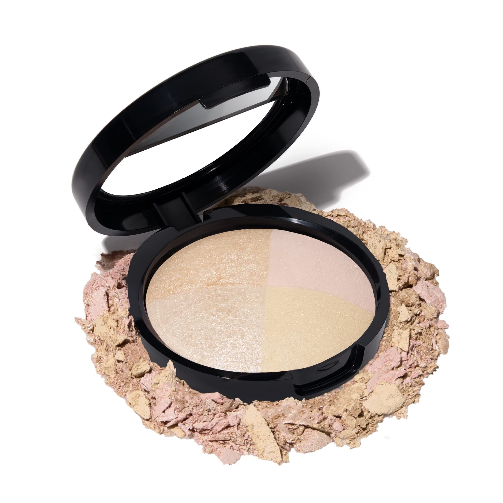 LAURA GELLER NEW YORK Baked Original Highlighter Quad, French Vanilla, Portofino, Golden Rose, French Kiss