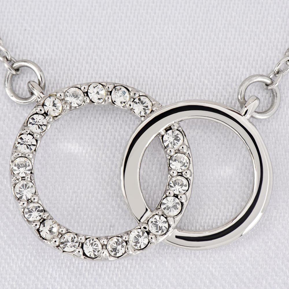 FG Family Gift Mall Sisters Gifts From Sister Necklaces For 2 Big Sister and Little Sister Happy Birthday Present For Women Jewelry Best Sister with Message Card and Gift Box, Stainless Steel, Cubic