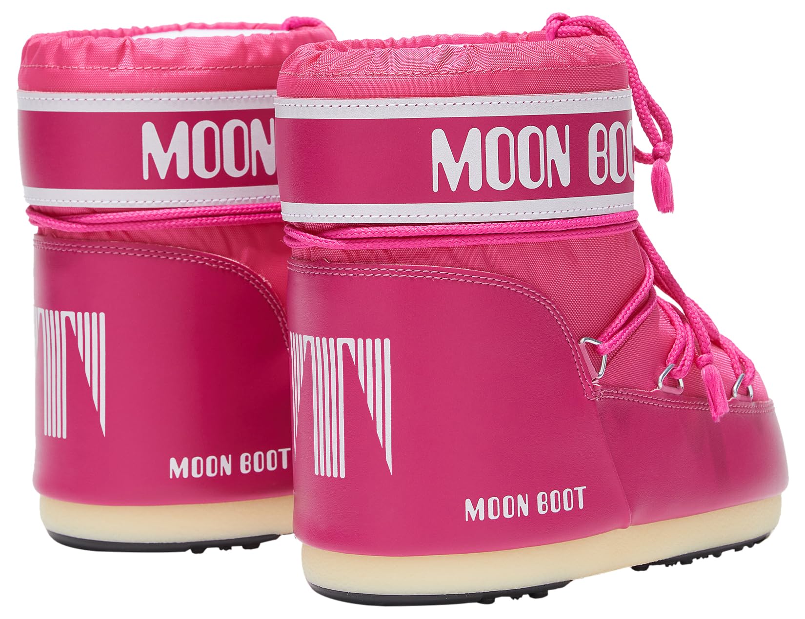 Moon Boot, Icon Low Nylon Unisex Boots, 39/41, Bougainvillea