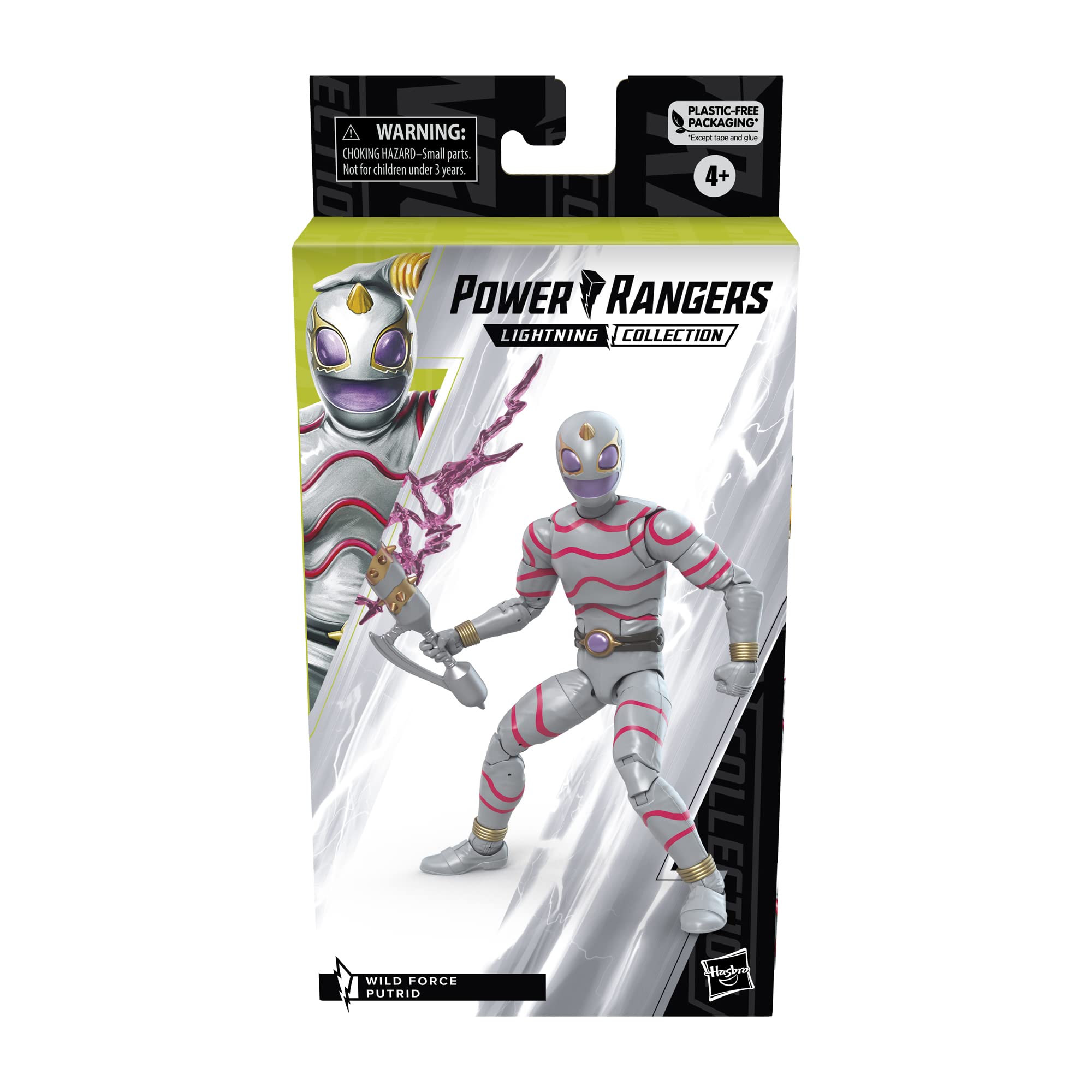 Power Rangers Lightning Collection Wild Force Putrid 6-inch Action Figure, Troop Builder, Toys and Action Figures for Kids Ages 4 and Up