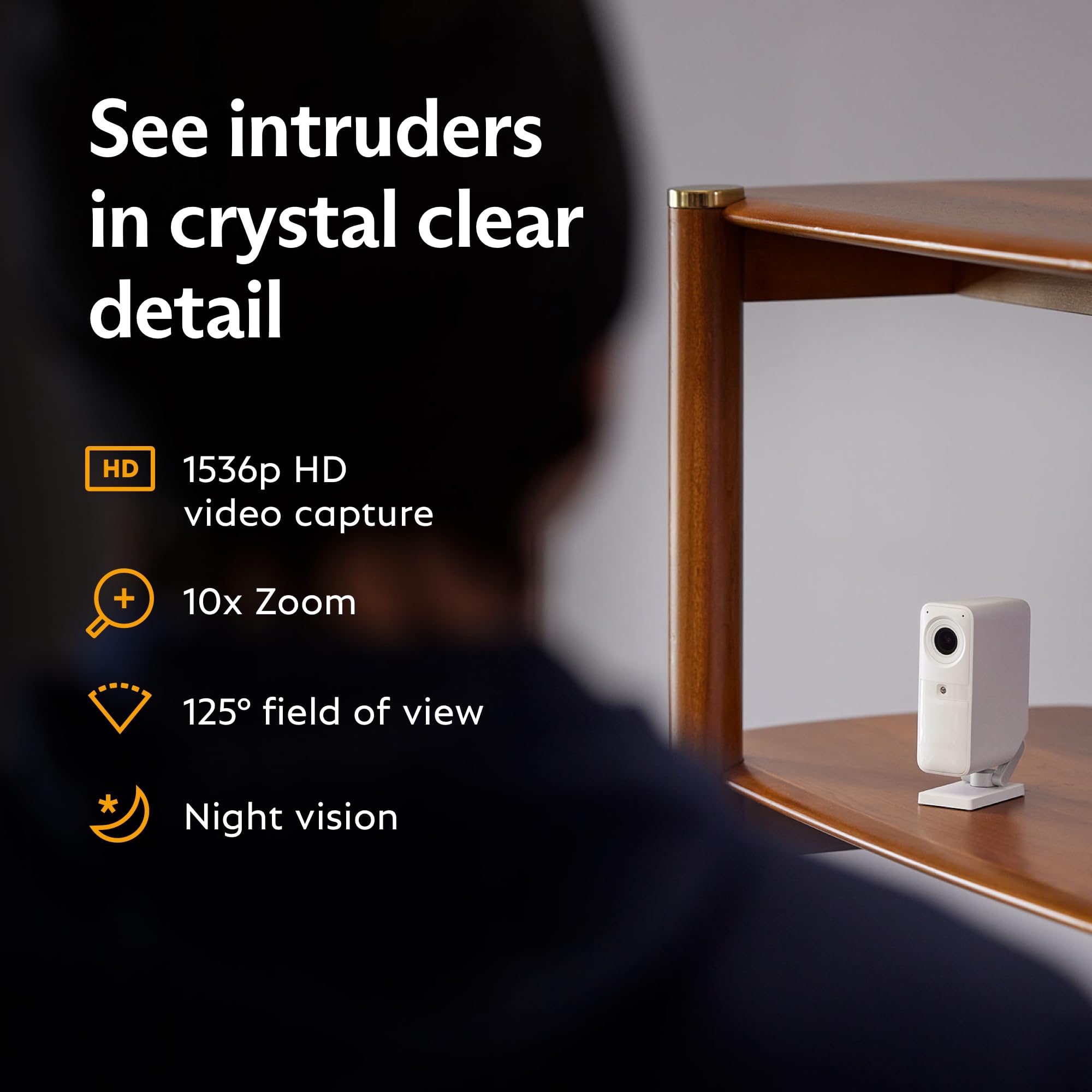 SimpliSafe Smart Alarm Wireless Indoor Security Camera