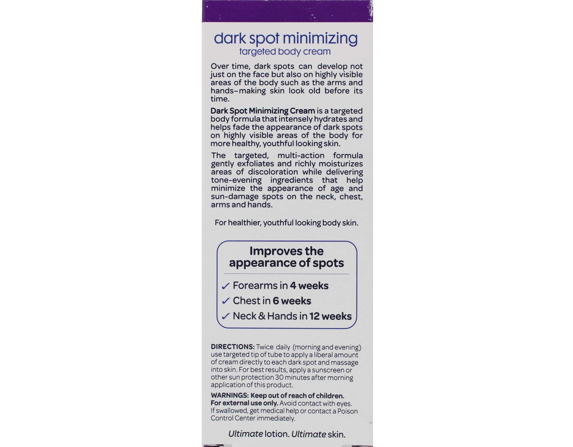 Gold Bond Ultimate Dark Spot Minimizing Body Cream, 2 oz (Pack of 2)