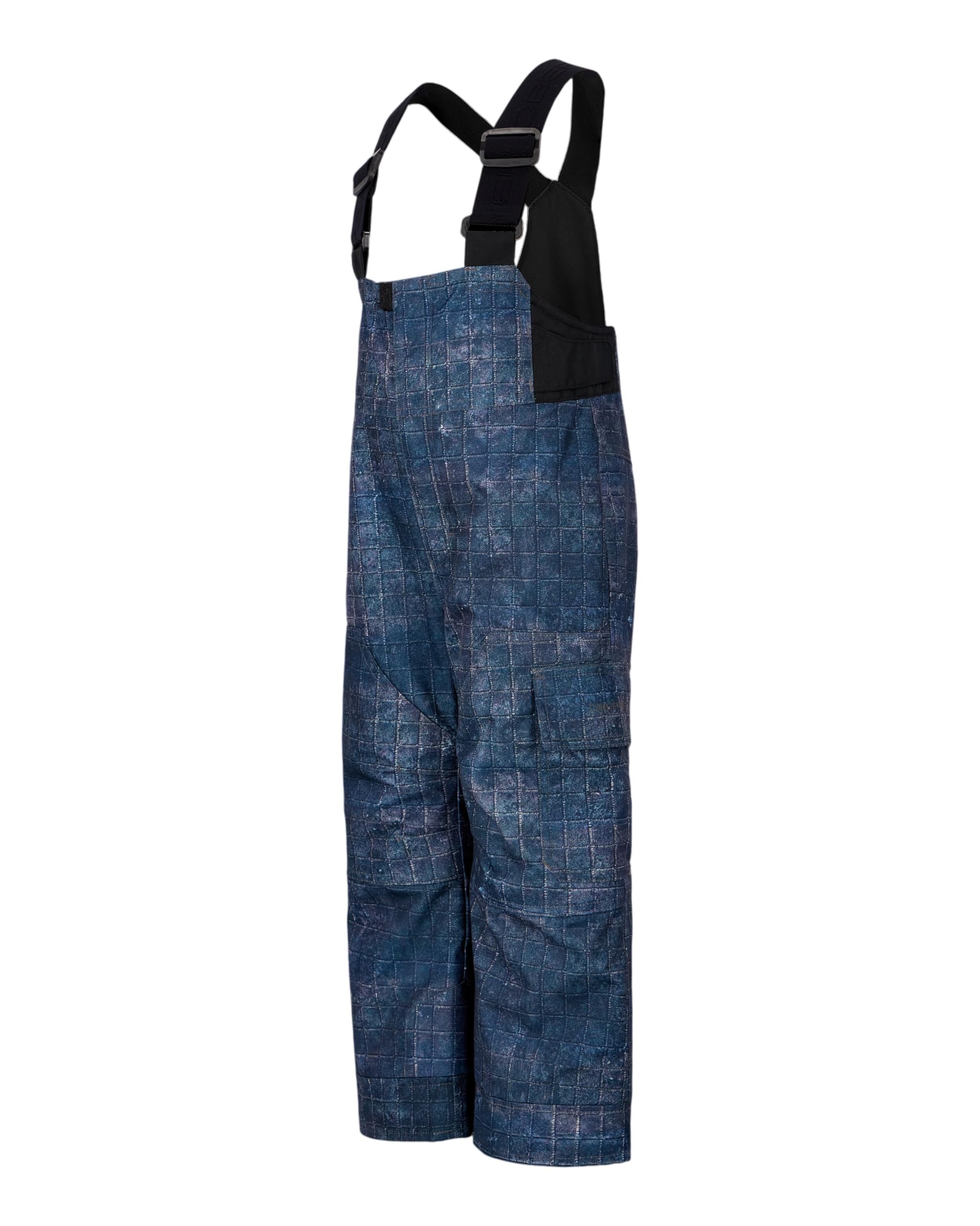 Obermeyer Volt Print Bib Pants - Kids Boys - Blue Grey Rippin - Size 6