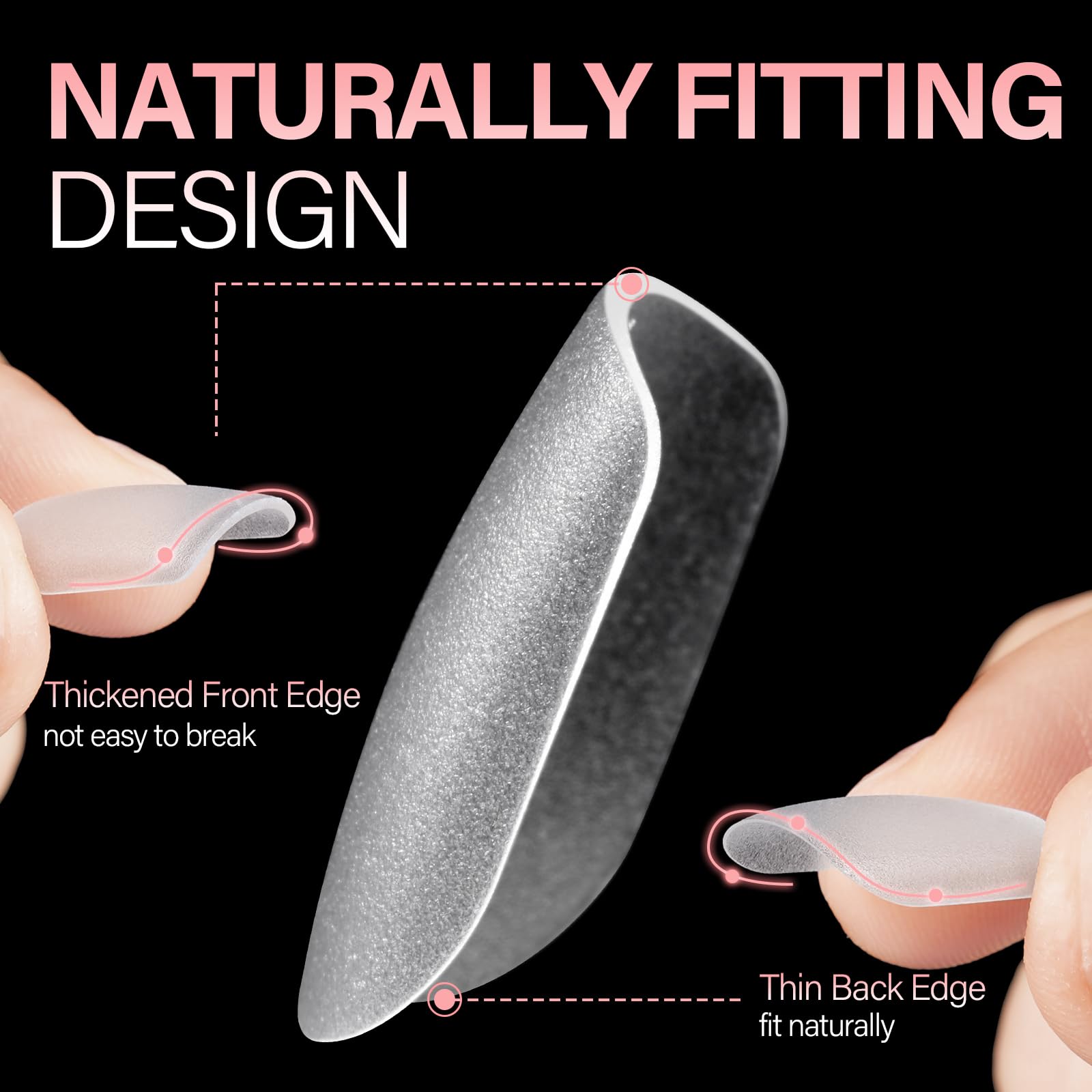 AILLSA Extra Short Square Nail Tips 450PCS Full cover Clear Nail Tips Matte No Need Files Upgraded Gel x Press on False Nail Tips for Nail Extension Fake Nail Tips Manicure 15 Sizes