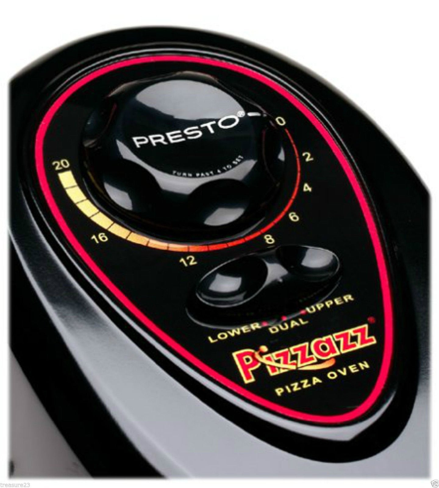 Presto Pizzazz Pizza Oven, 12 Inch, Black