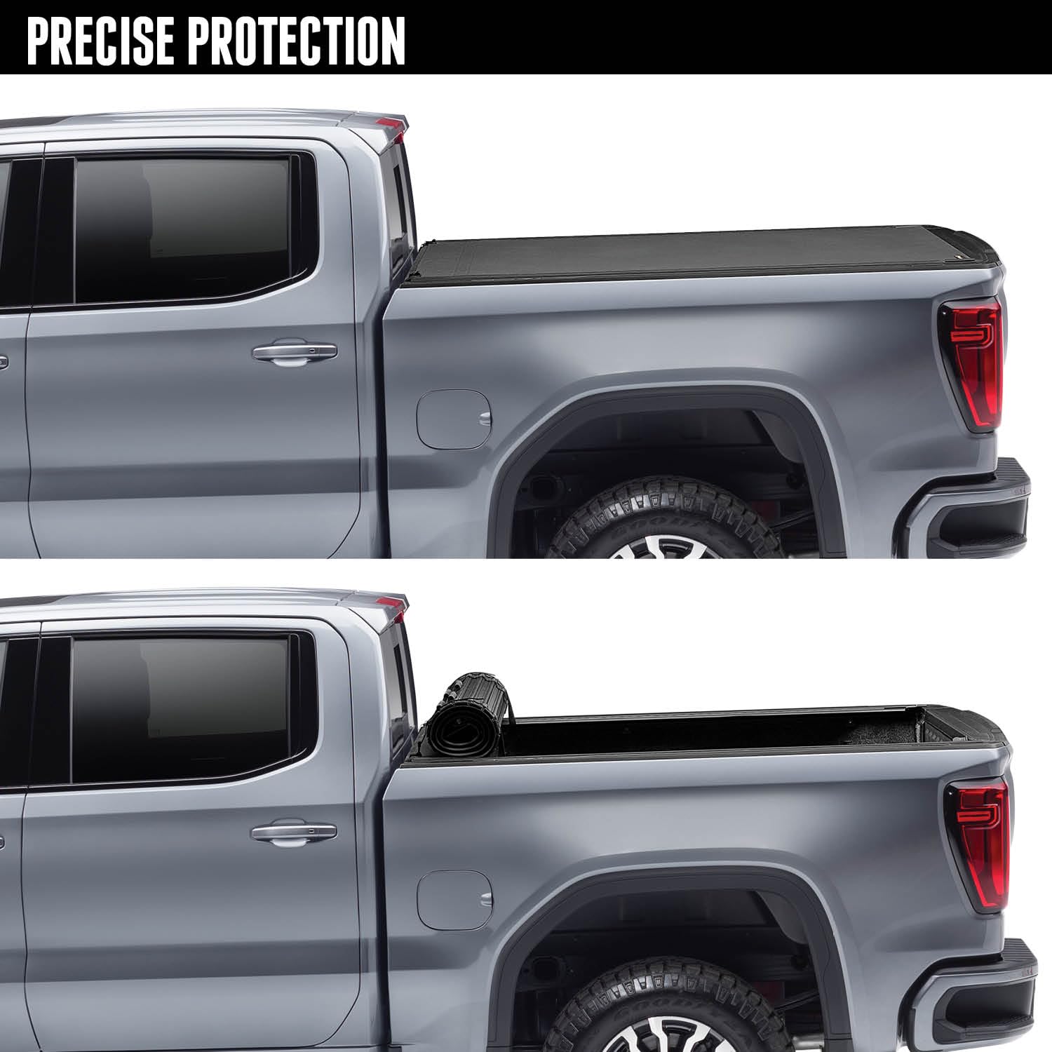 RealTruck BAK Revolver X4s Hard Rolling Truck Bed Tonneau Cover | 80339 | Fits 2021-2025 Ford F-150 (incl. Raptor/Lightning) 5' 7" Bed (67.1")