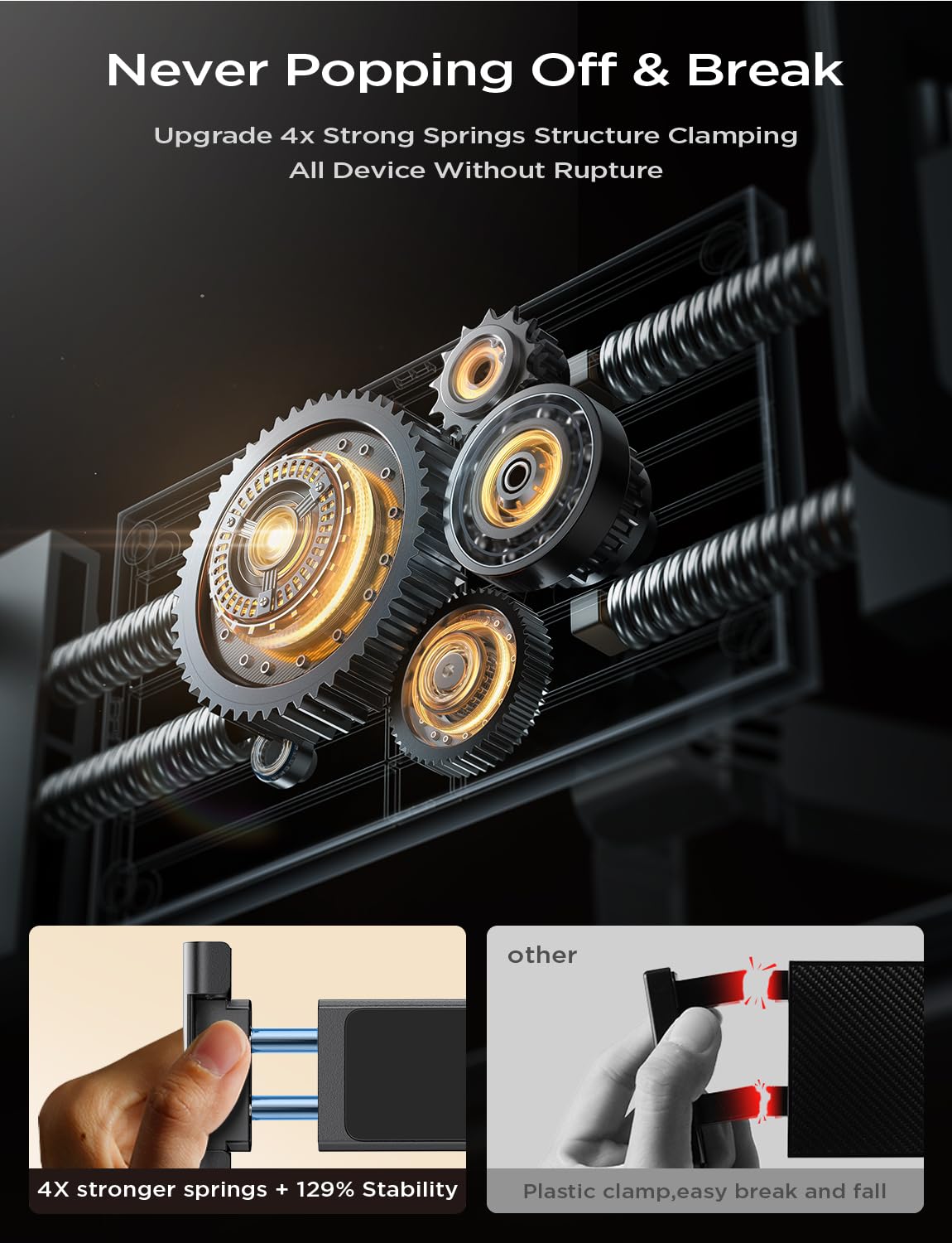 LISEN Extendable Tablet iPad Car Holder Back Seat for Kids, iPad Headrest Mount for Car, Road Trip Must Haves Essentials Tablet iPad Car Mount Accessories Compatible with 2024 iPad Pro Fire