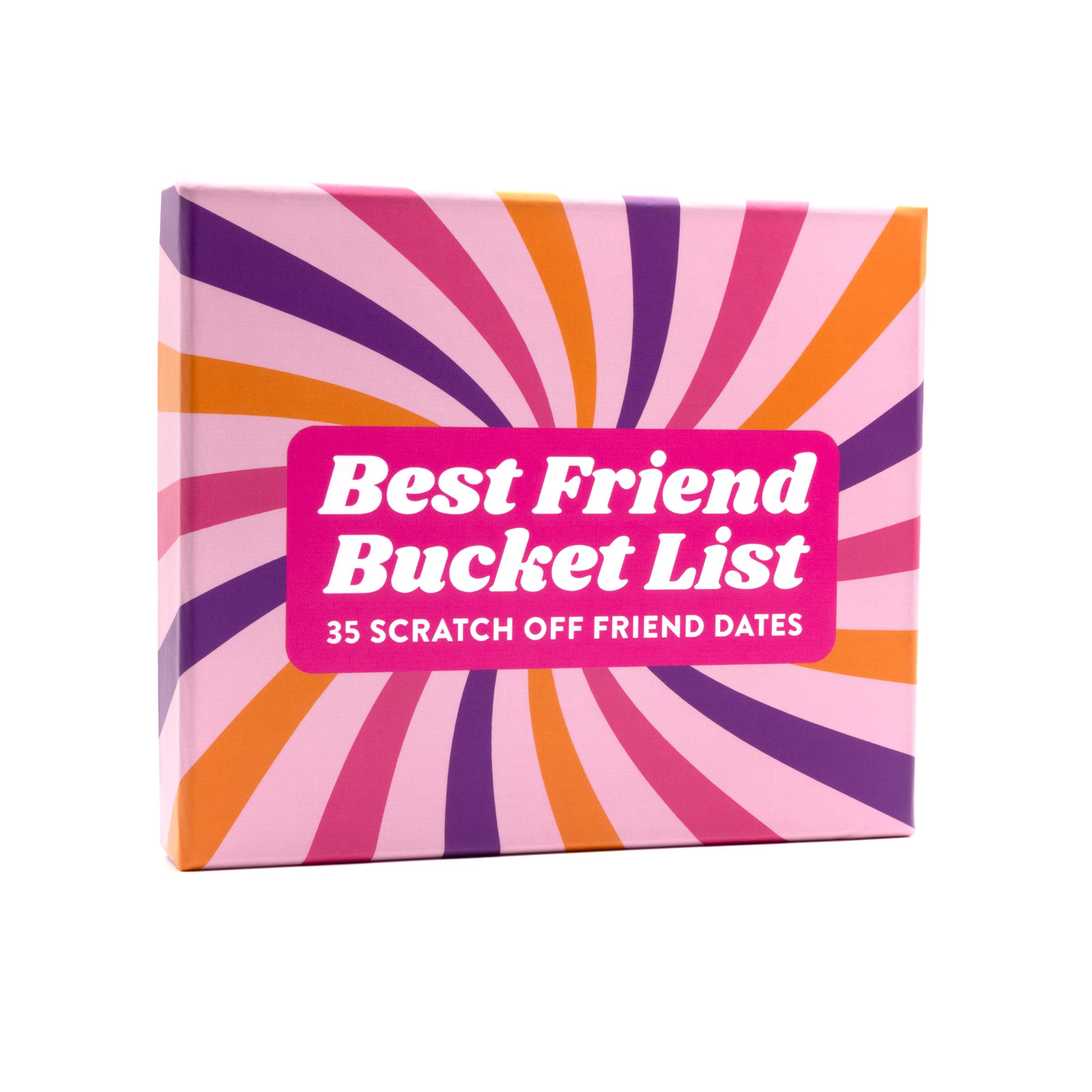 Happy Duo Best Friend Bucket List - 35 Scratch Off Friend Dates, for Women, Friendship Gifts for Women, Best Friend Birthday Gifts for Women, Gifts for Friends Women