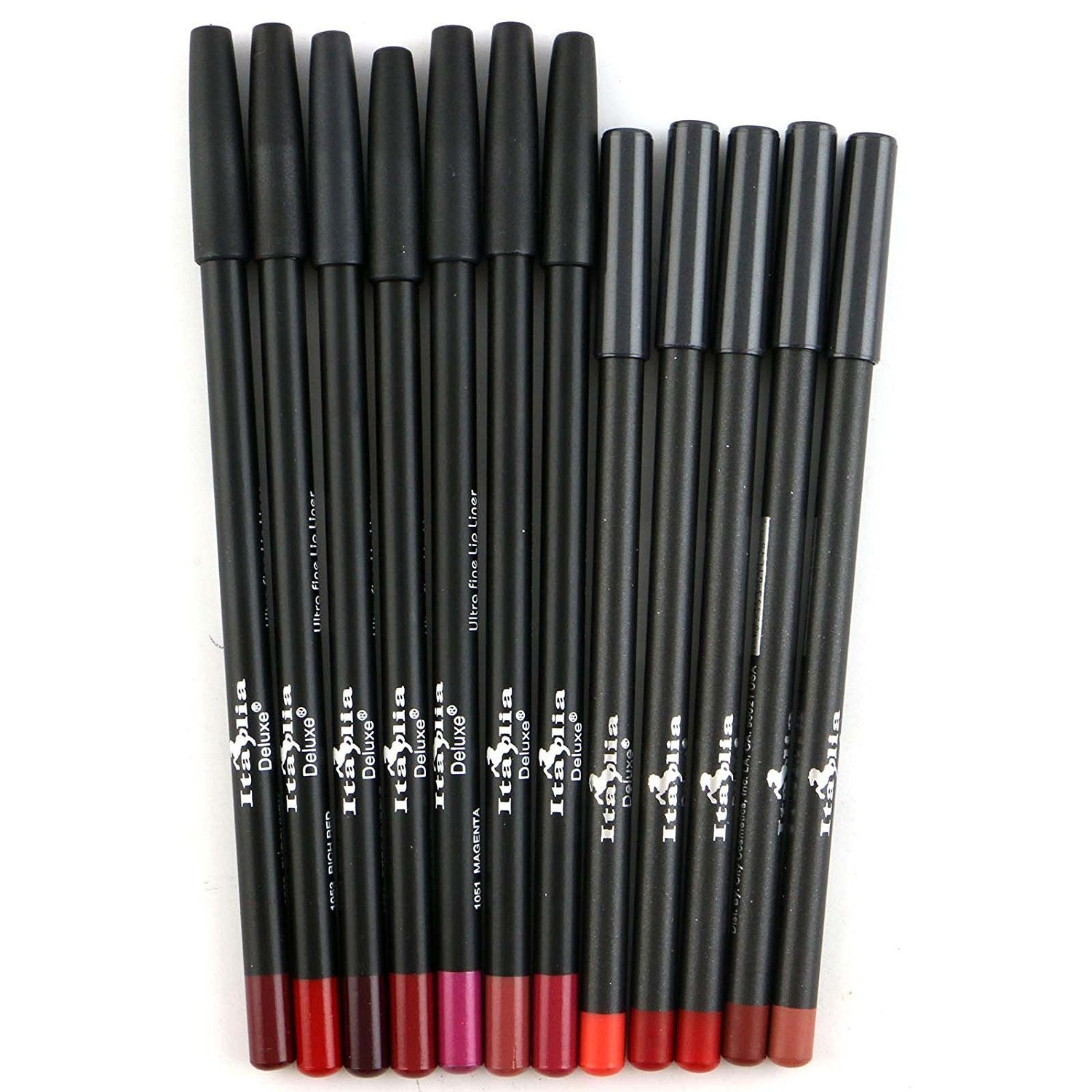 12pc Italia Deluxe Ultra Fine Lip Liner set of 12 color