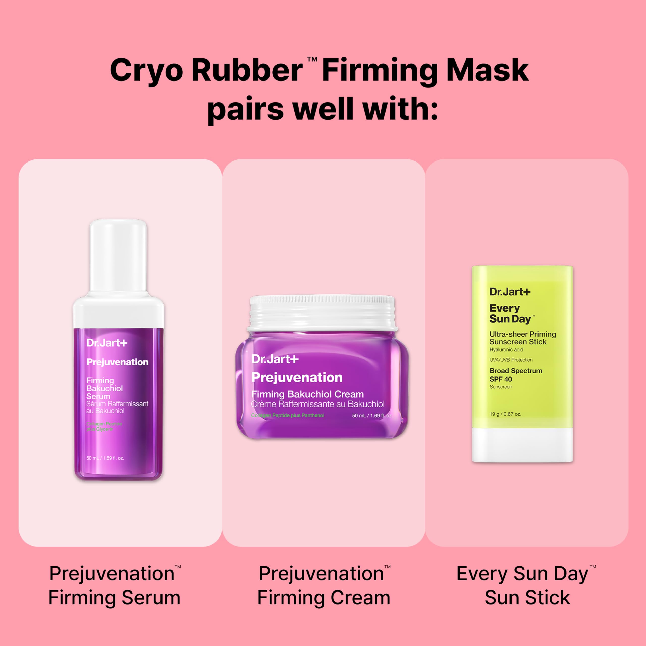 Dr.Jart+ Cryo Rubber Firming and Cooling Korean Face Mask with Adenosine and Peptides | Korean Skin Care
