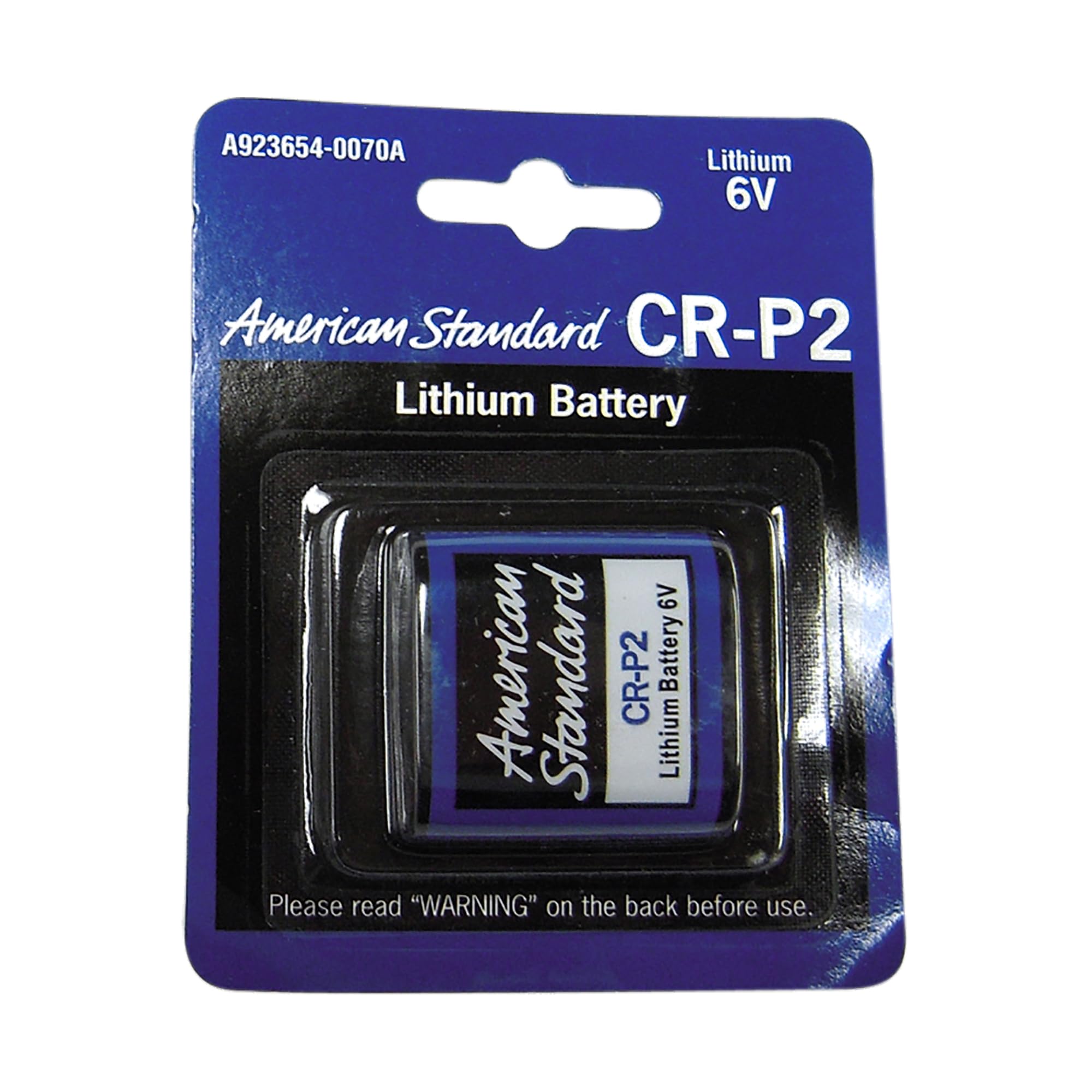 American Standard A923654-0070A Selectronic Battery 6 VCR-P2, Black