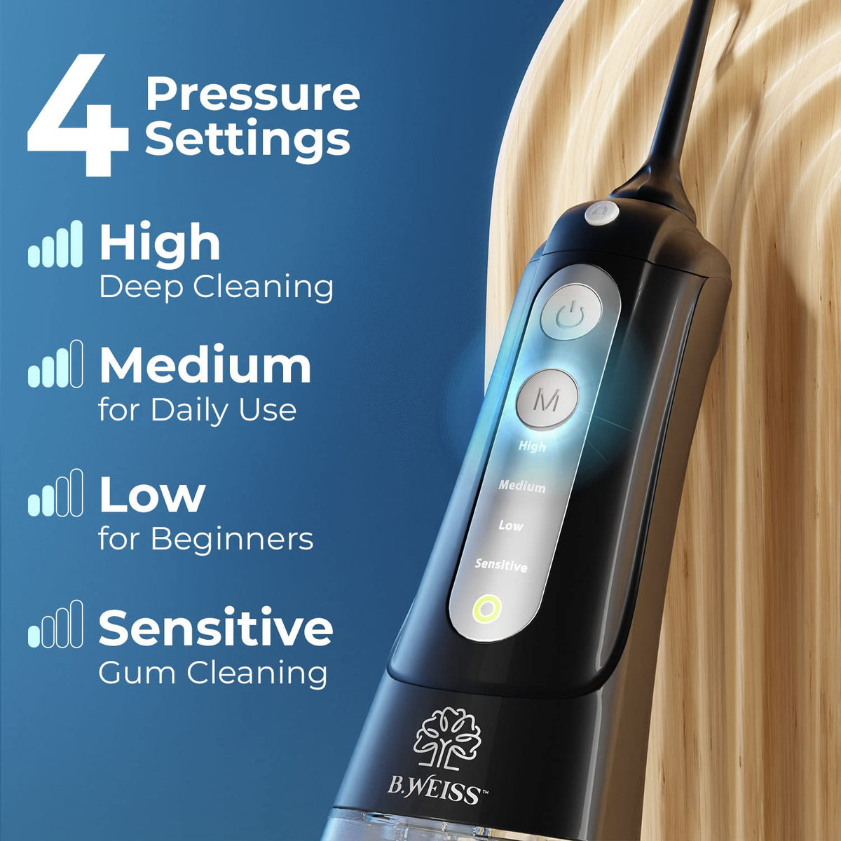 Water flosser for Teeth Cleaning and flossing Oral irrigator, Black