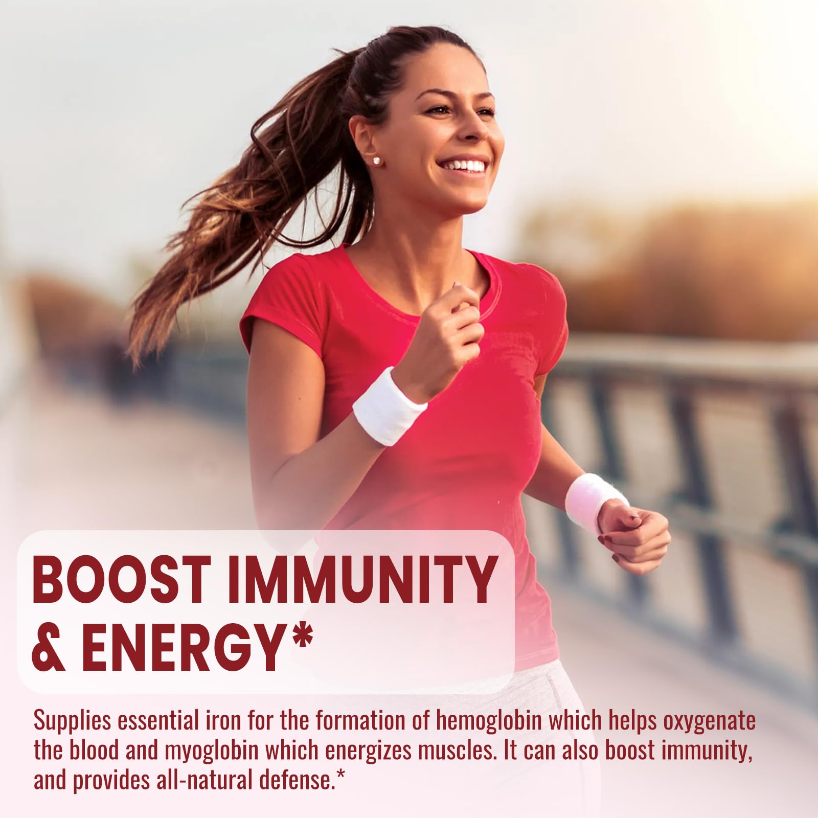 Liquid Iron Supplement for Women & Men Iron Drops Iron Supplements for Anemia with Folate, Vitamin C, B12 for Red Blood Cell Support-Green Apple Flavor, 2 Fl Oz