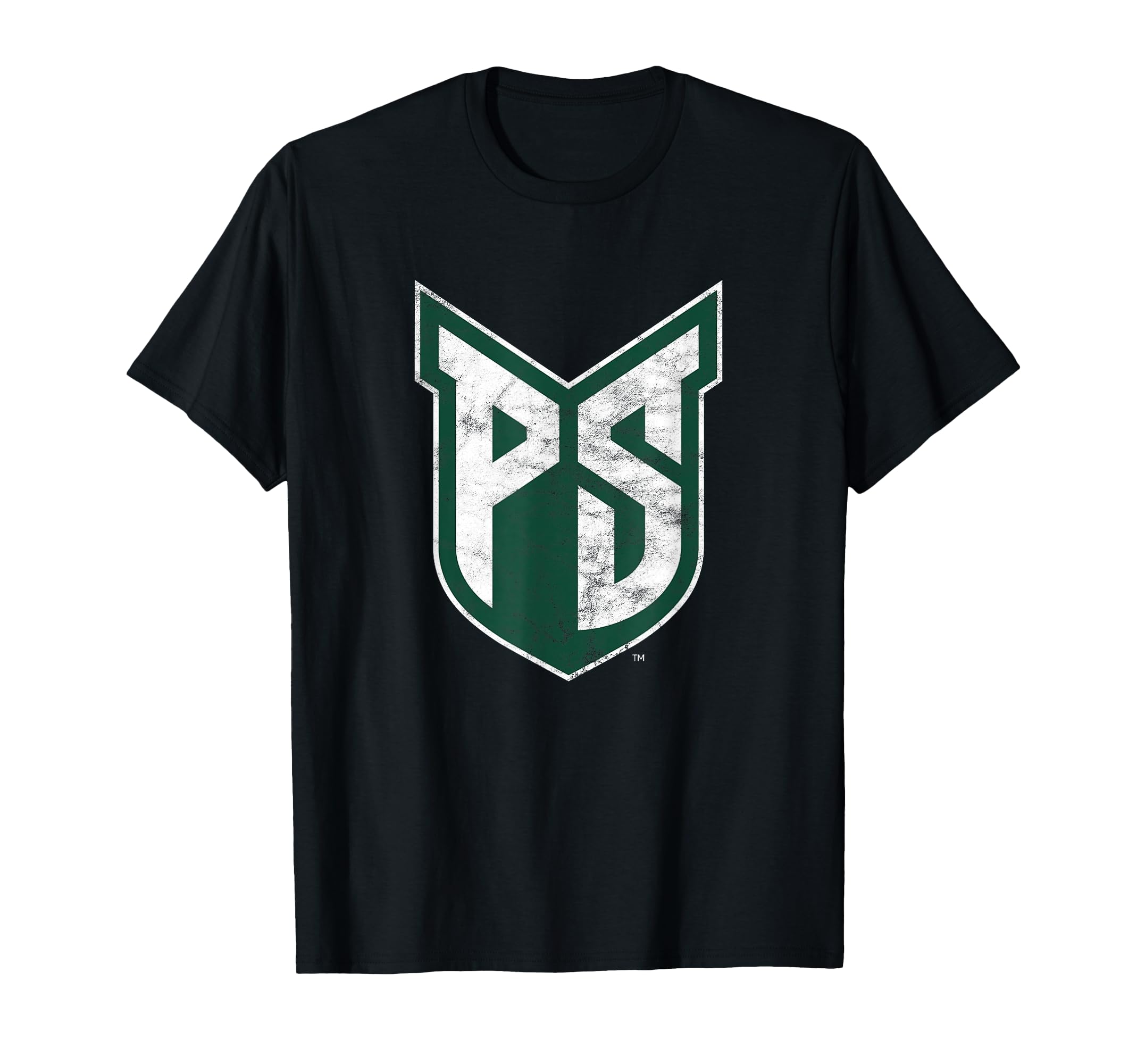 Portland State University Vikings Distressed Primary Logo T-Shirt