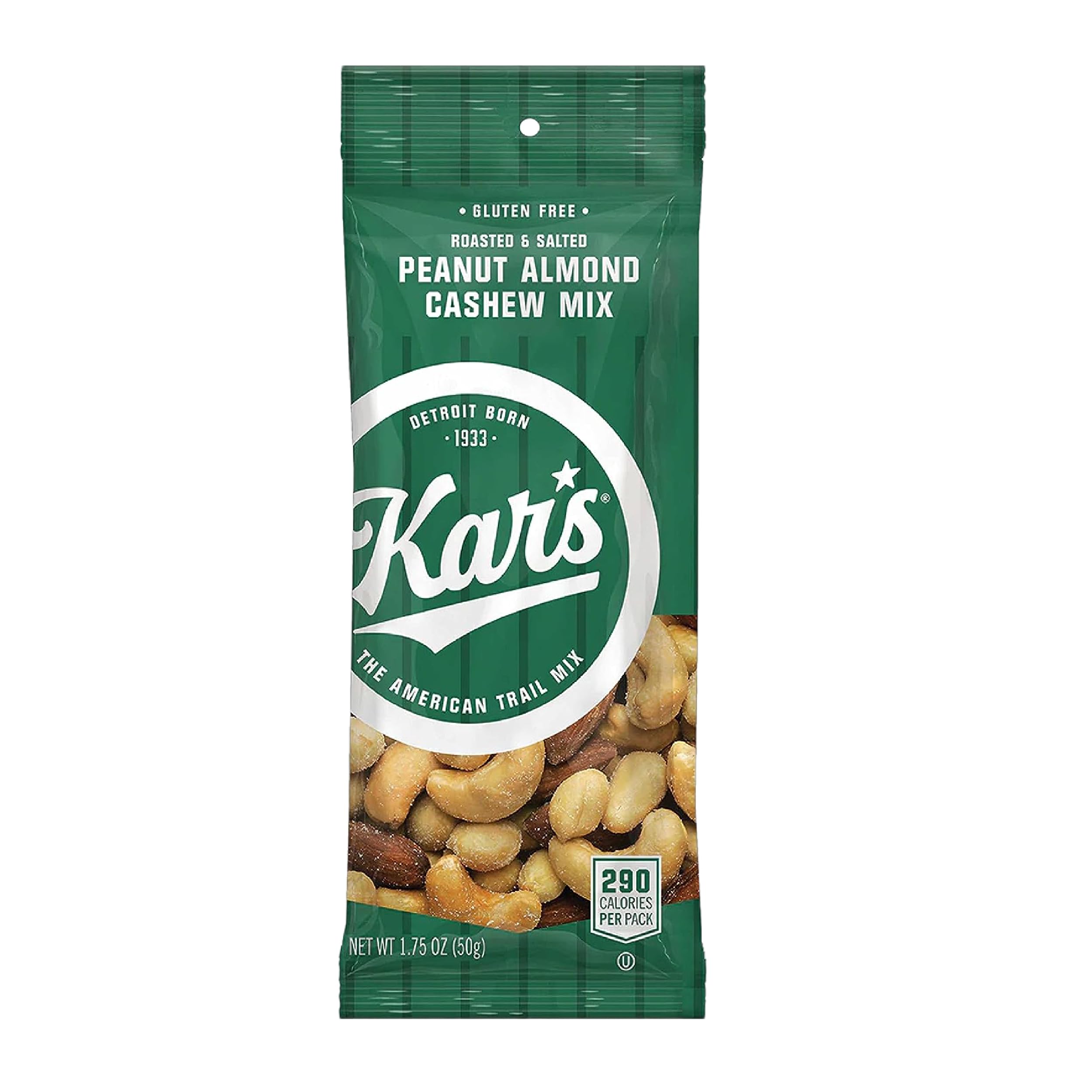 Kar’s Nuts Peanut Almond Cashew Mixed Nuts, 1.75 oz Individual Snack Packs – Bulk Pack of 72, Gluten-Free Snacks